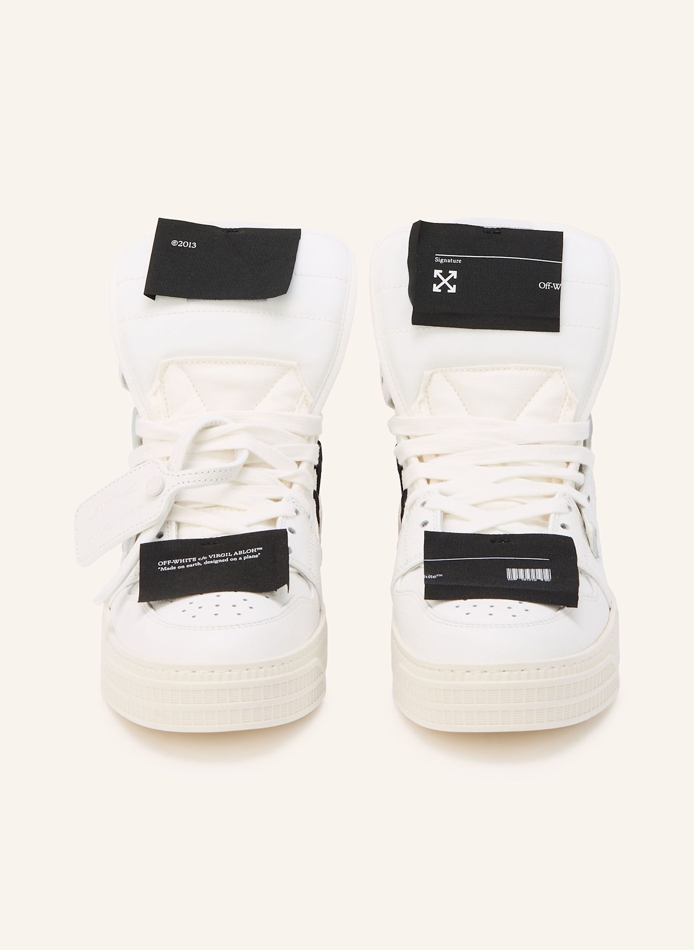 Off-White Hightop-Sneaker 3.0 OFF COURT: WEISS / SCHWARZ