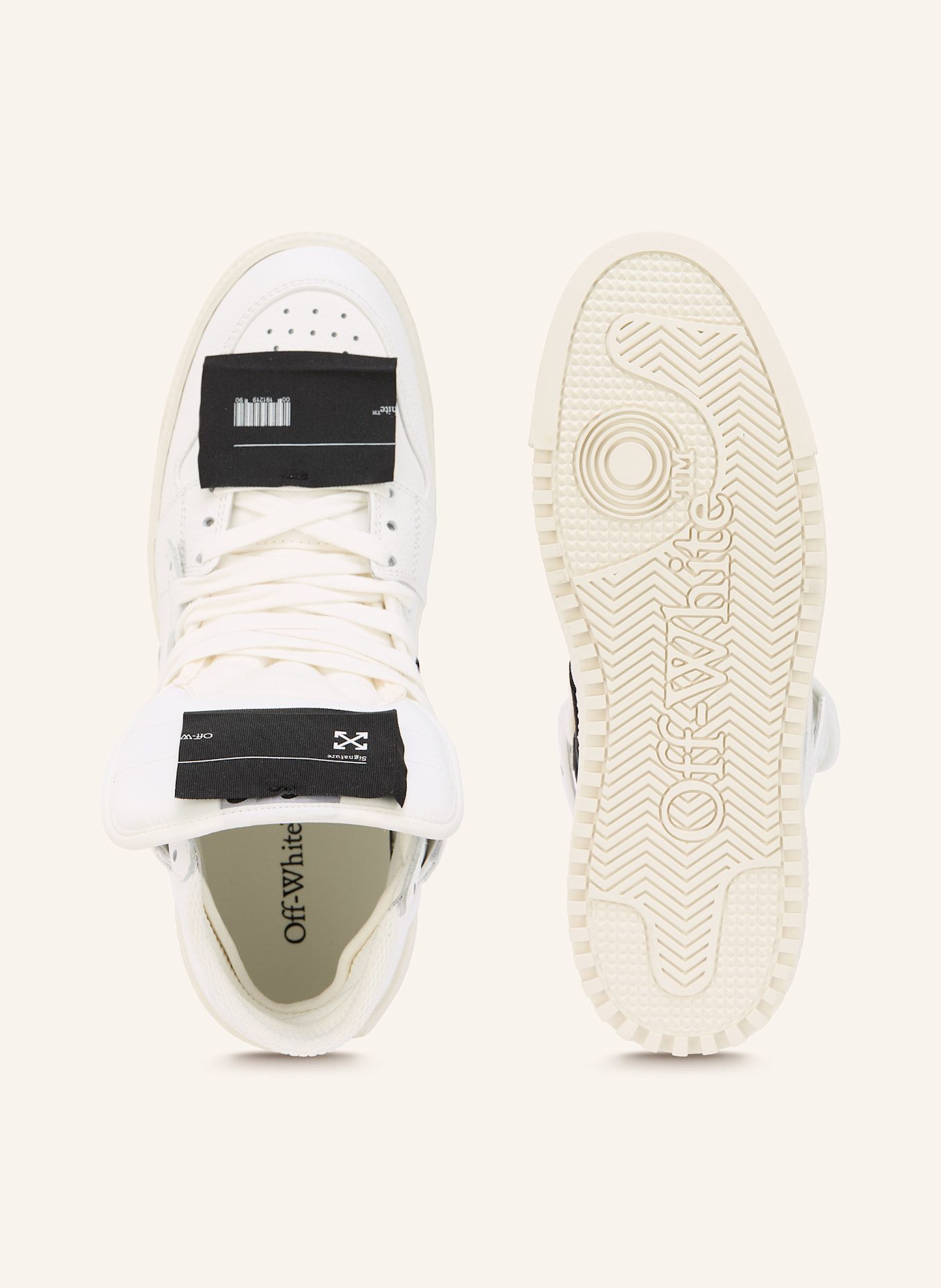 Off-White Hightop-Sneaker 3.0 OFF COURT: WEISS / SCHWARZ