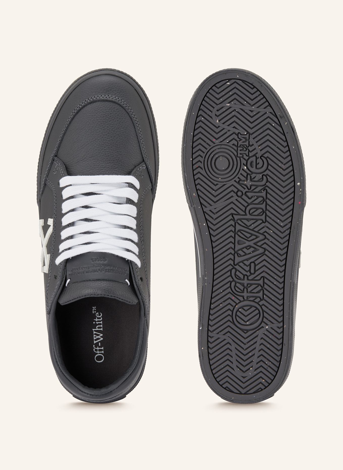 Off-White Sneaker VULC LOW: DUNKELGRAU