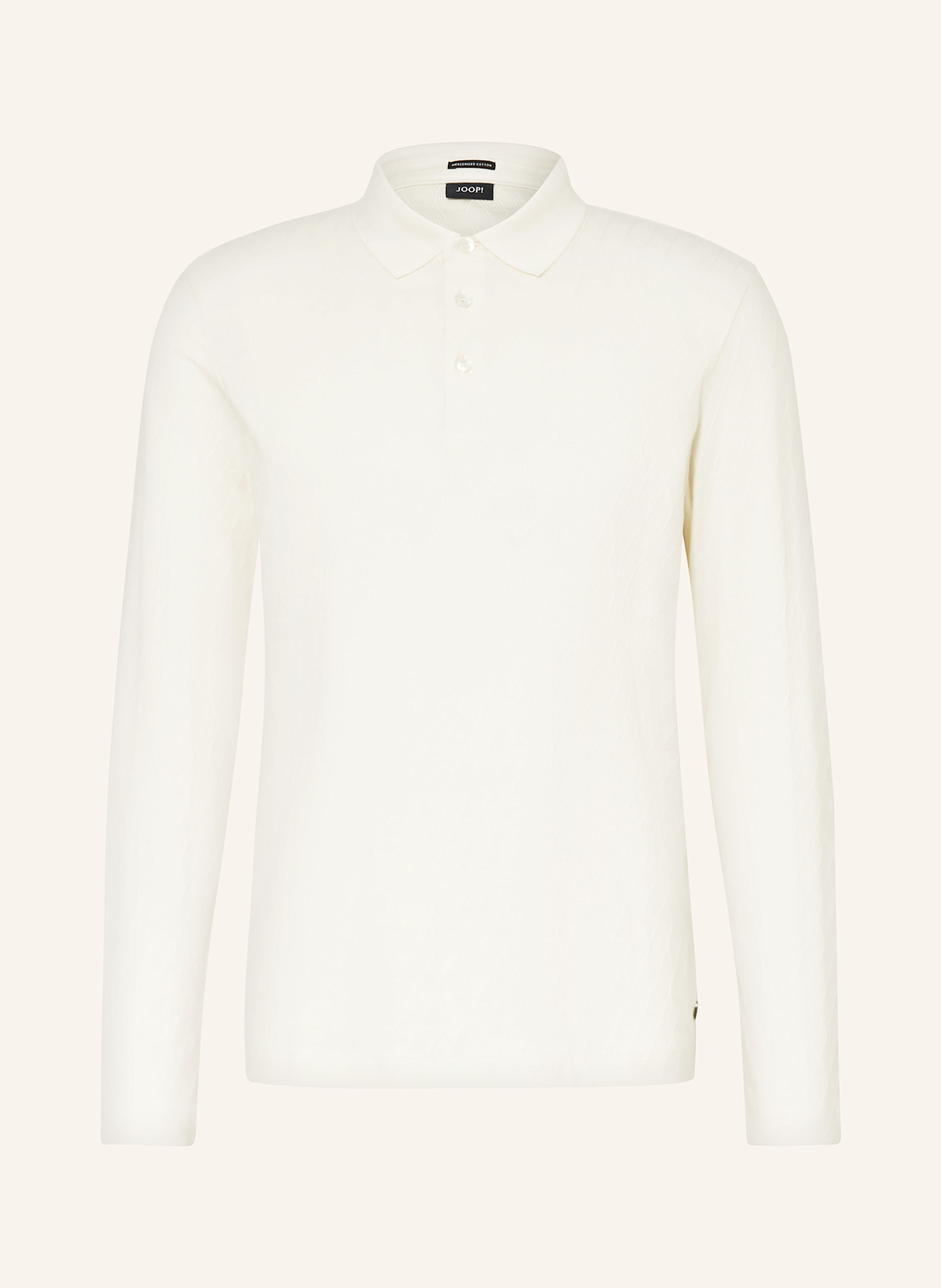 JOOP! Strick-Poloshirt BRYSON: CREME
