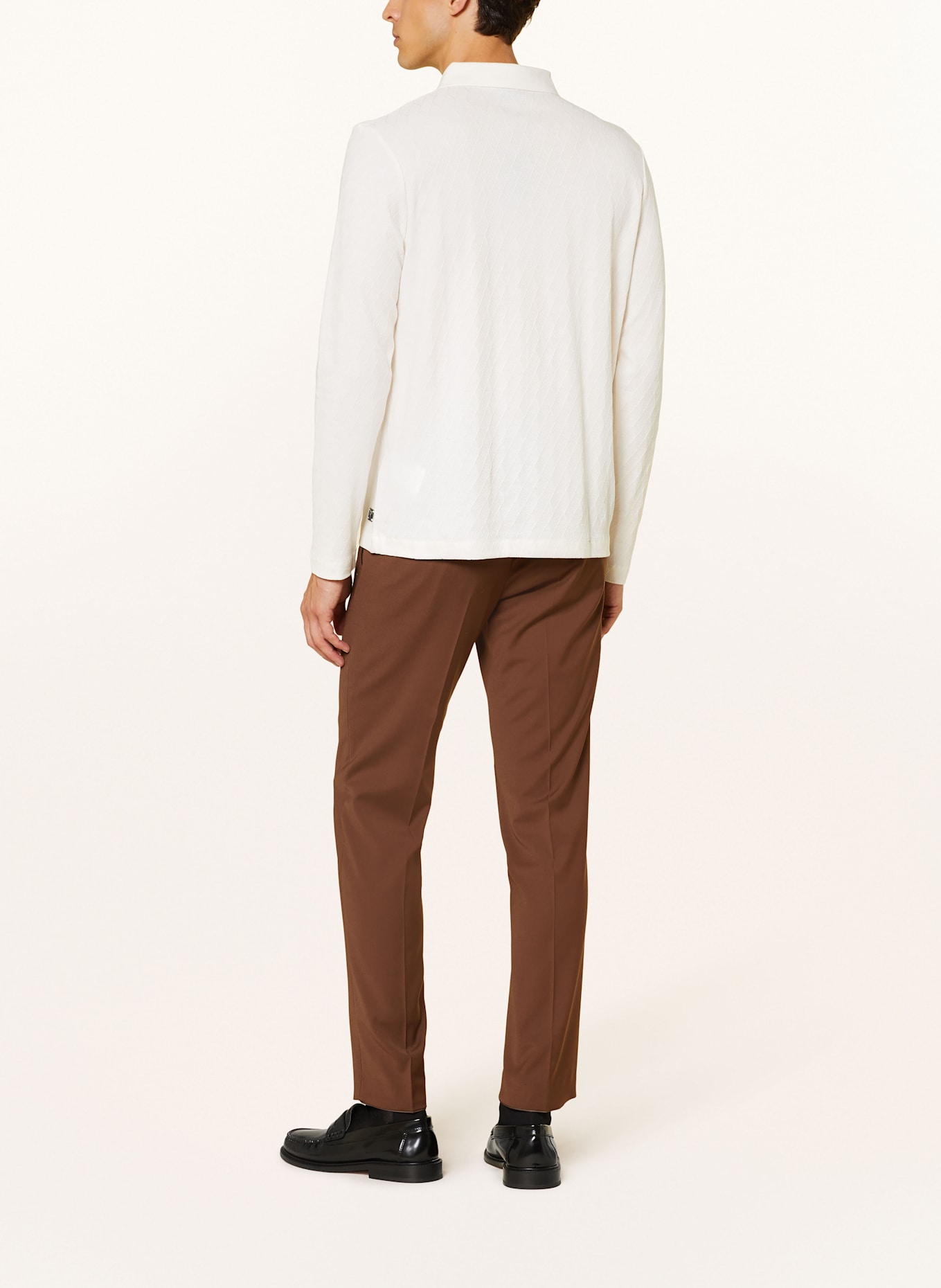 JOOP! Strick-Poloshirt BRYSON: CREME