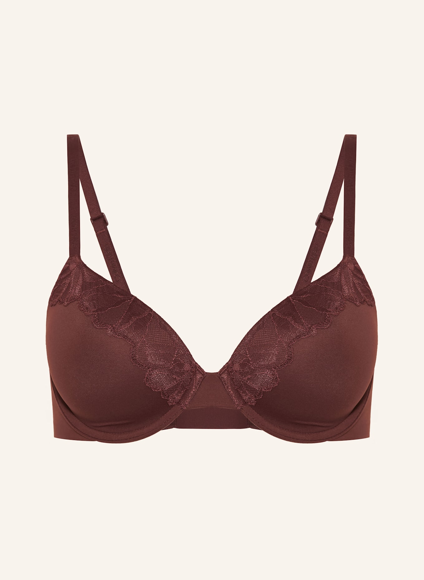 Calvin Klein Schalen-BH LIGHTLY LINED: DUNKELROT