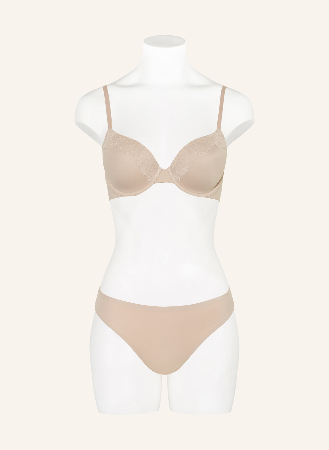 Calvin Klein Slip PERFECTLY FIT LACE: NUDE