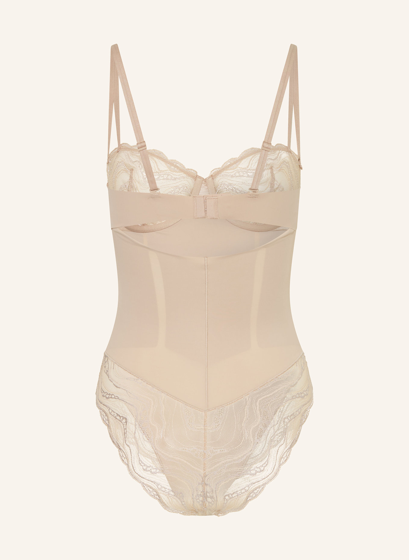 Calvin Klein Bügel-Body SENSUAL STRETCH LACE mit Shaping-Effekt: NUDE