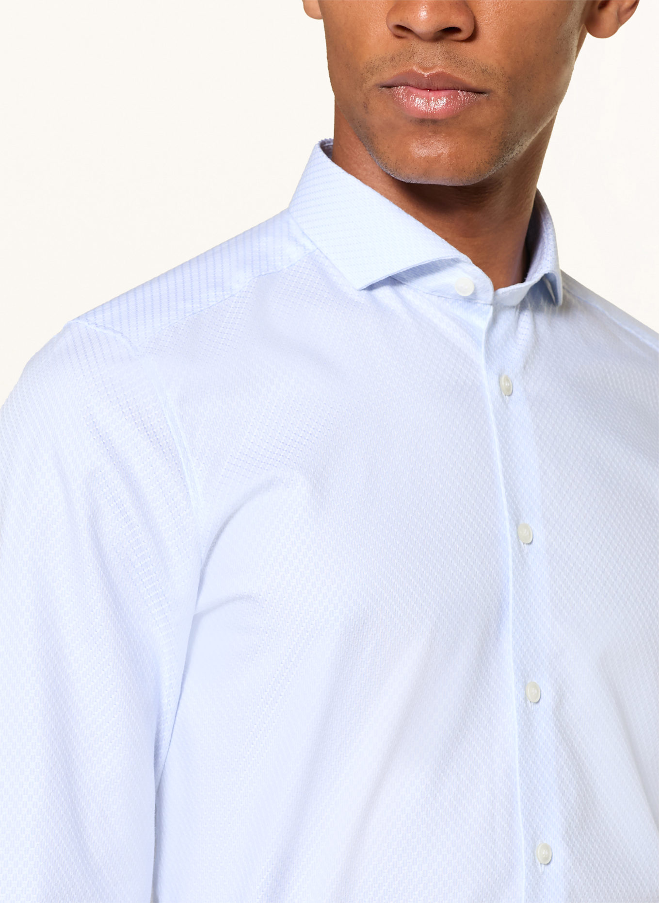 OLYMP Hemd Level Five body fit: HELLBLAU