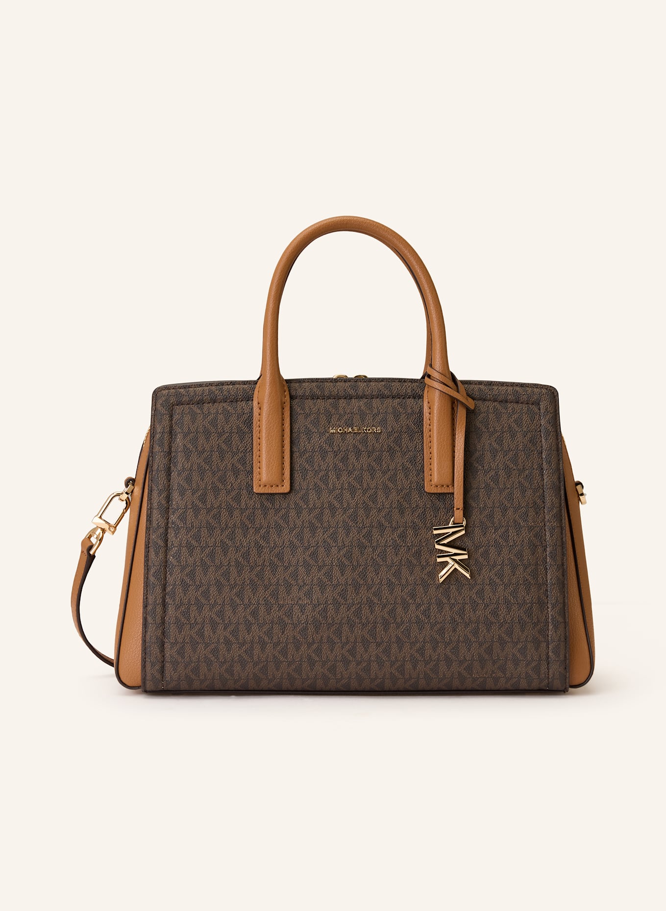 MICHAEL KORS Handbag LAILA MEDIUM: 252 BRN/ACORN