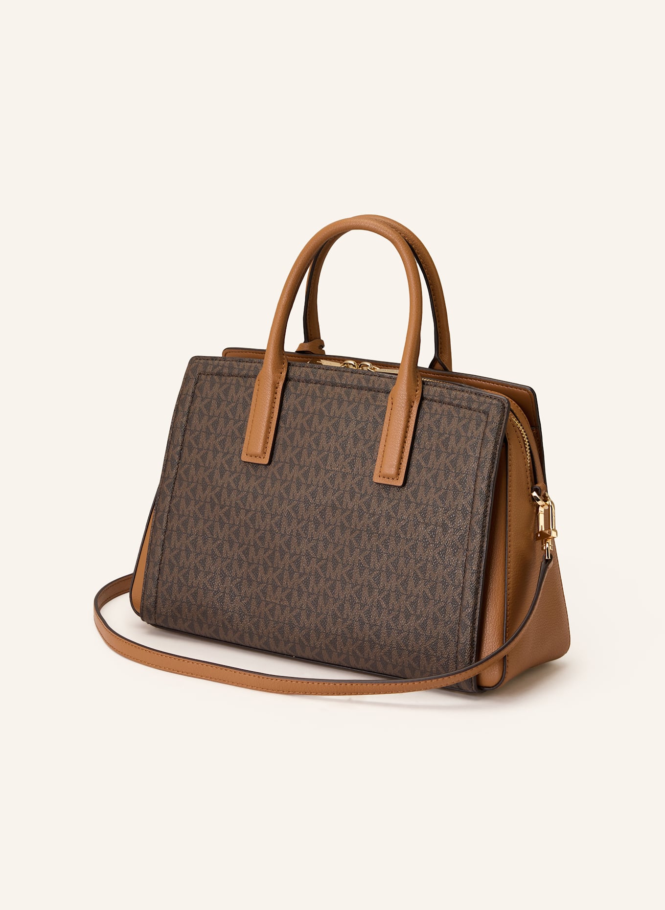 MICHAEL KORS Handbag LAILA MEDIUM: 252 BRN/ACORN