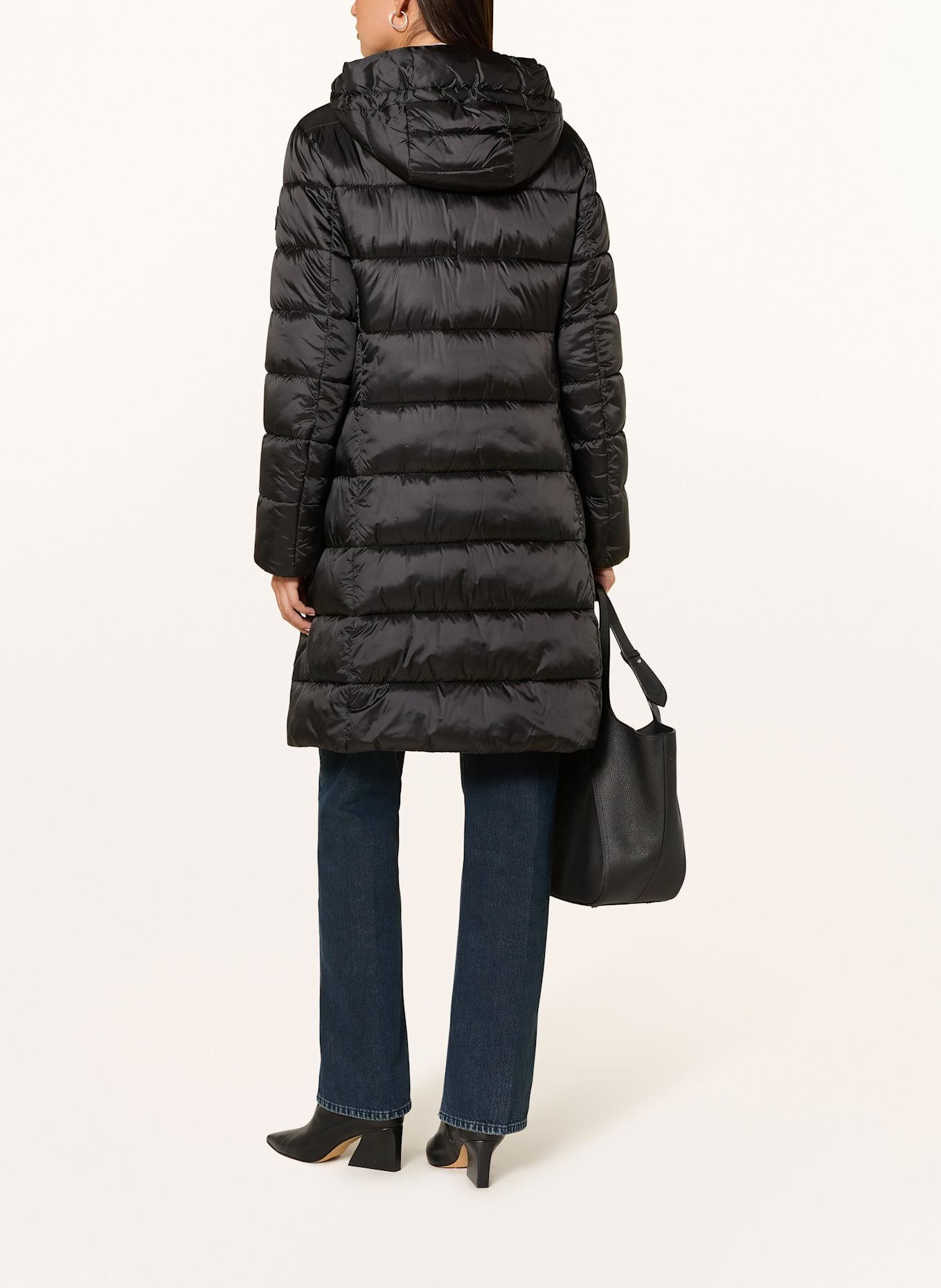 MARC CAIN Steppmantel: SCHWARZ