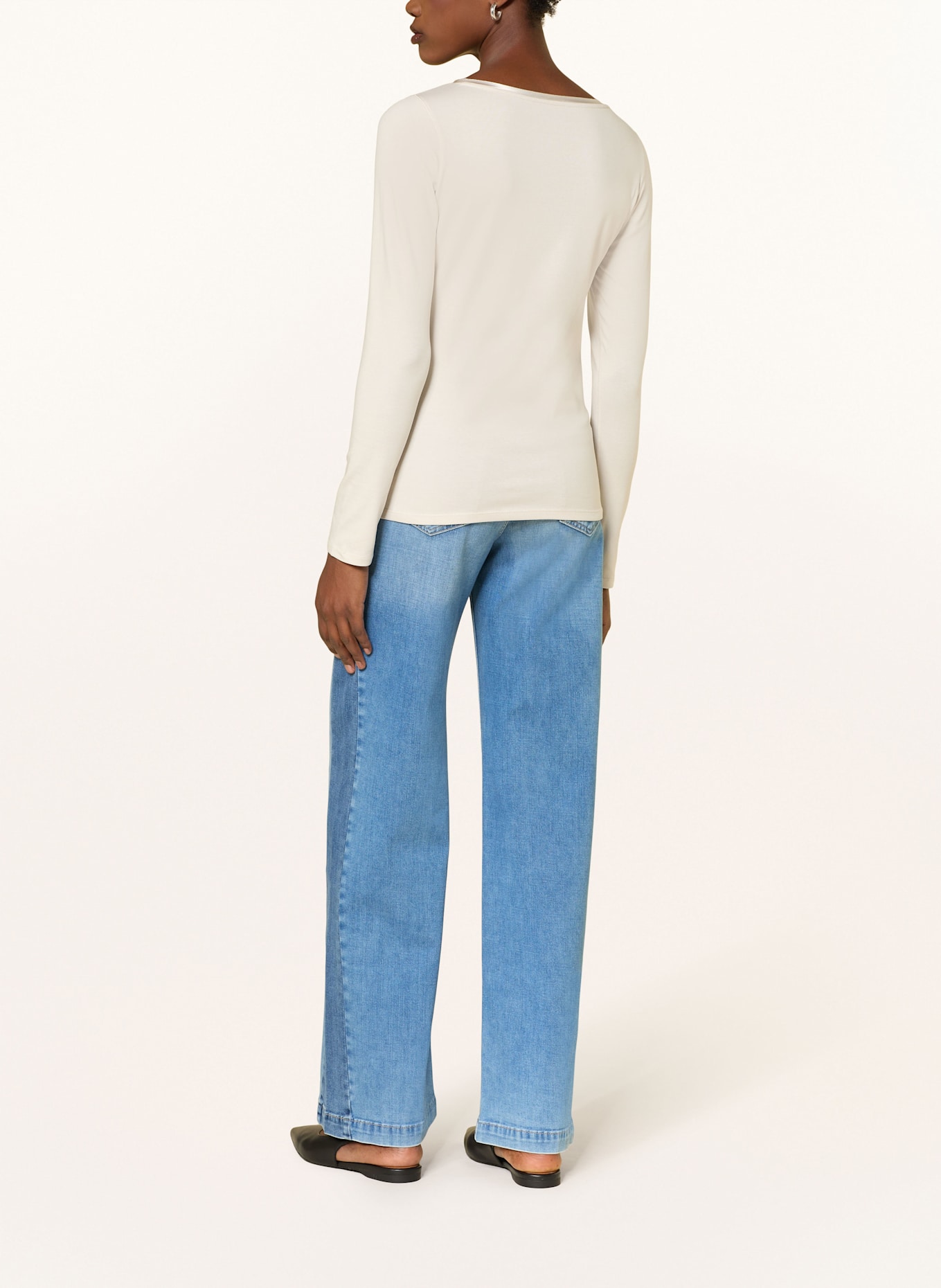 MARC CAIN Koszulka z długim rękawem: JASNOBRĄZOWY