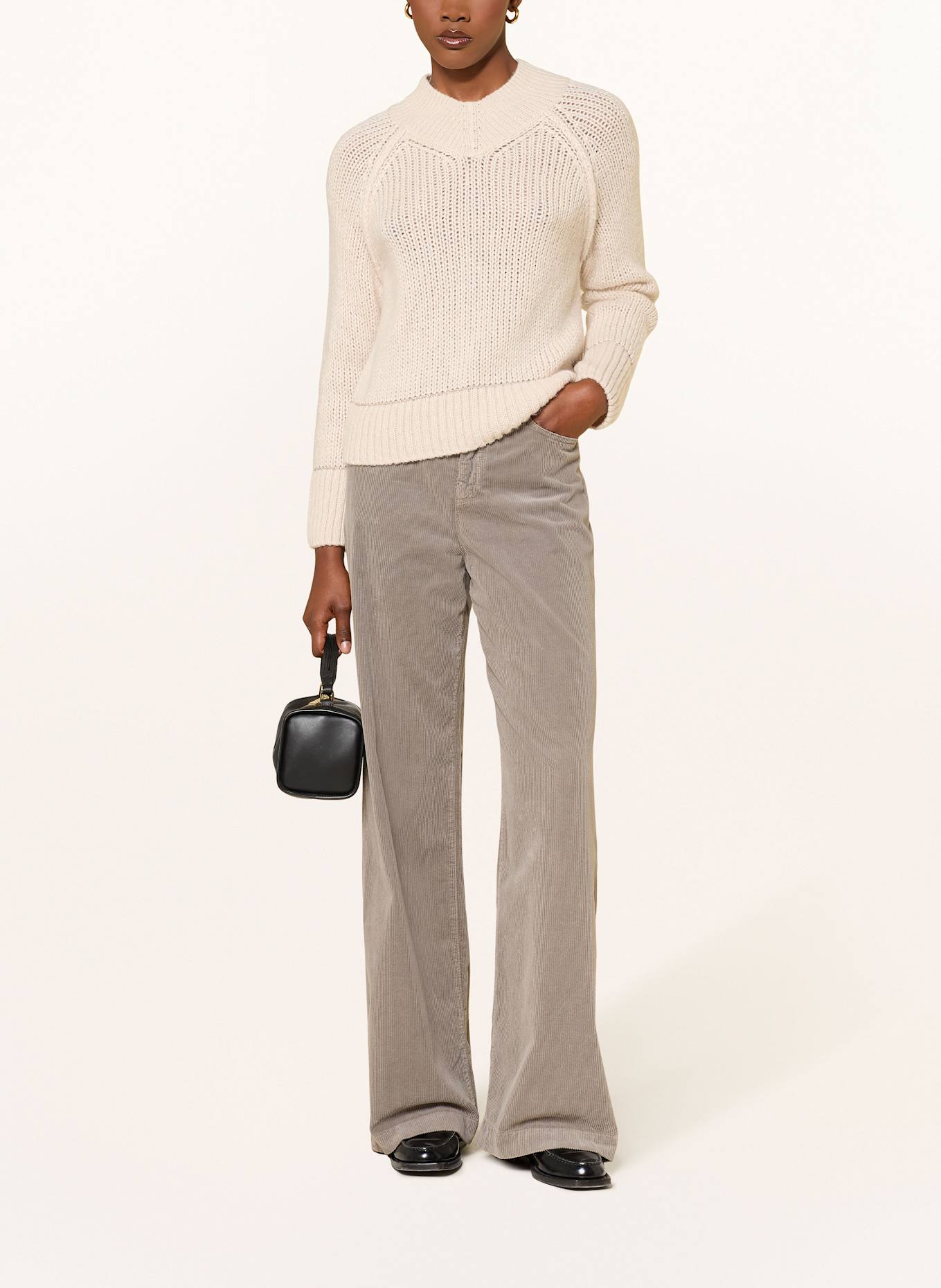 MARC CAIN Cordhose WARRI: 836 soft charcoal