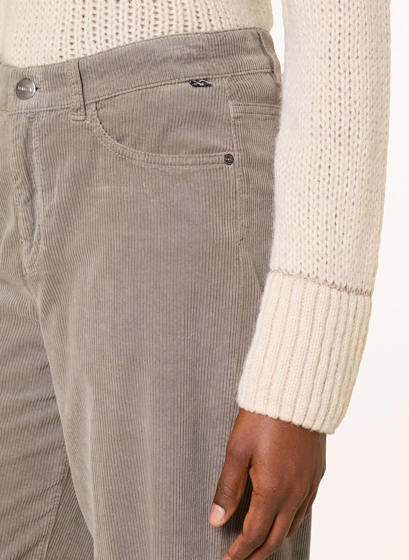 MARC CAIN Cordhose WARRI: 836 soft charcoal