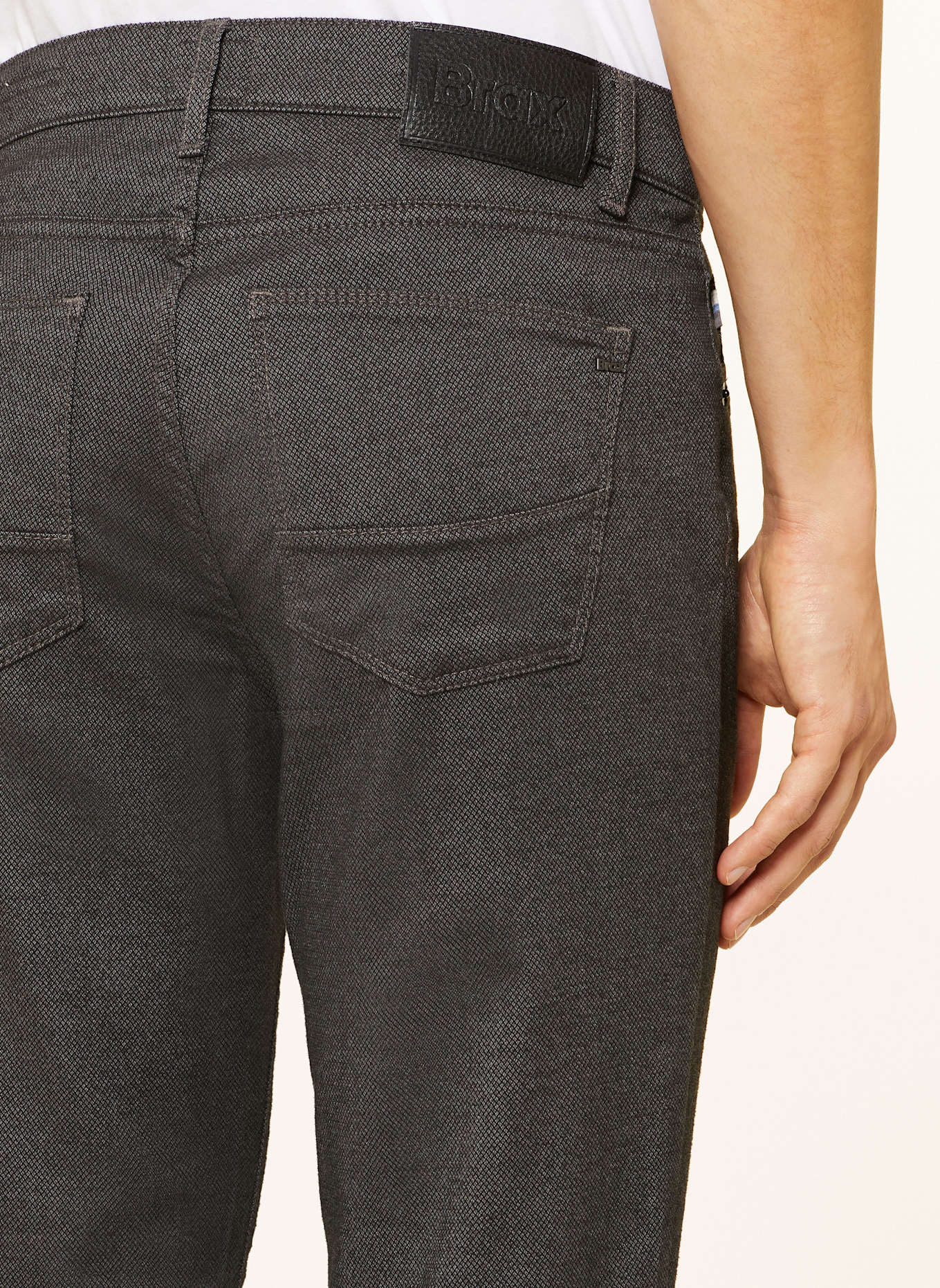 BRAX Hose CADIZ Straight Fit: DUNKELGRAU