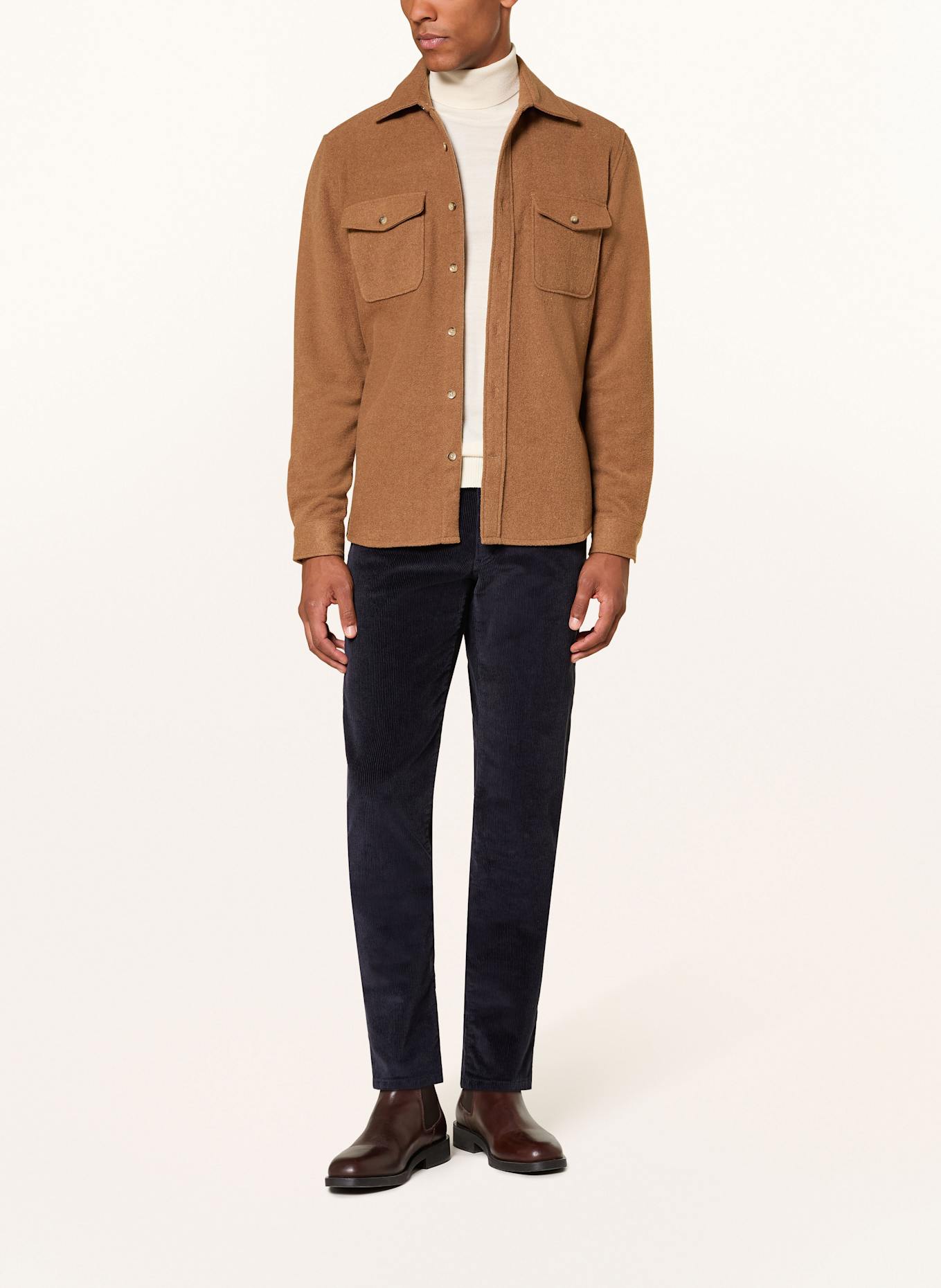 BRAX Cordhose CADIZ Straight Fit: DUNKELBLAU