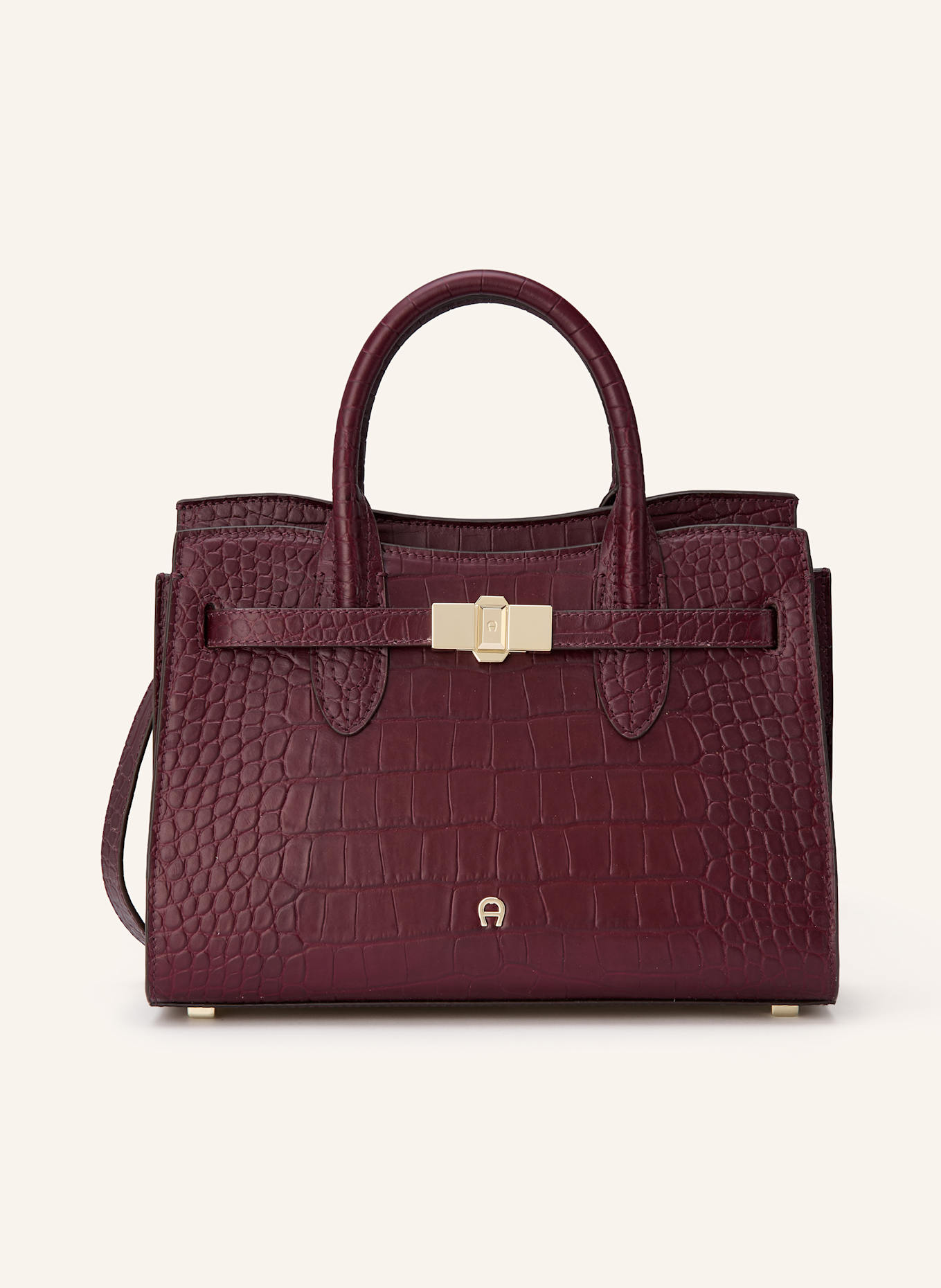 AIGNER Handbag FARRAH MEDIUM: DARK RED