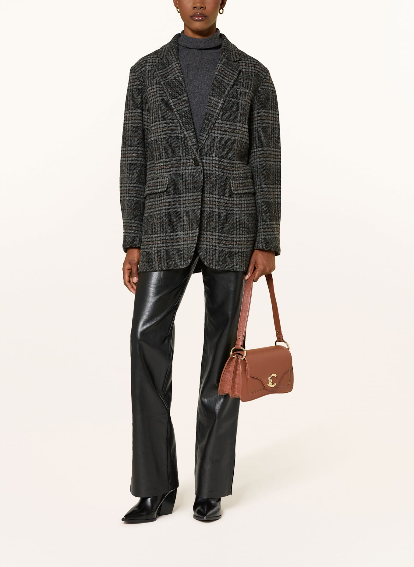 COCCINELLE Schultertasche: COGNAC