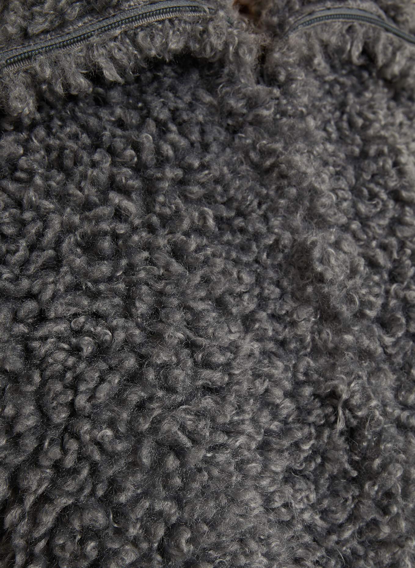 Acne Studios Veste en fourrure synthétique: GRIS