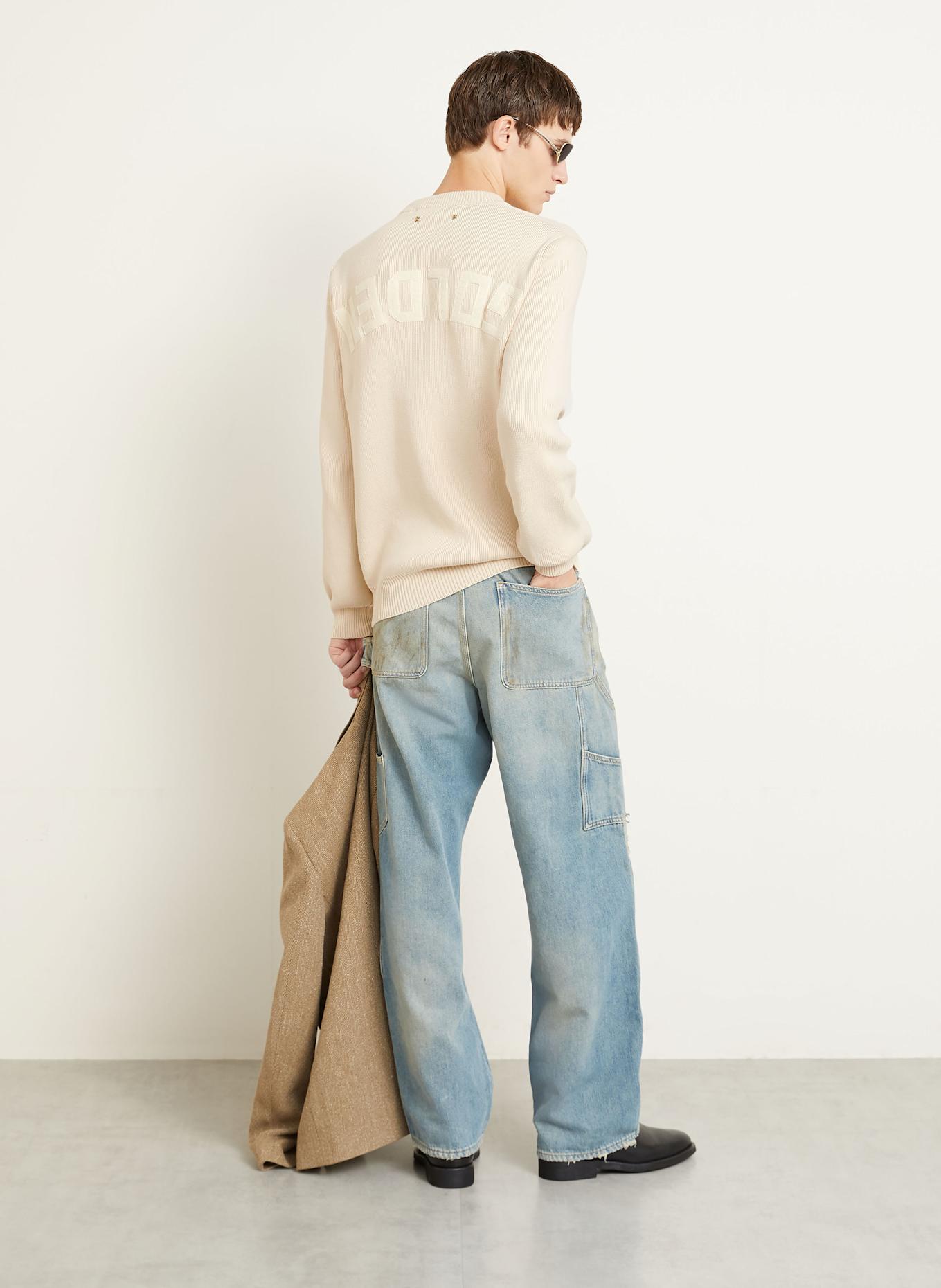 GOLDEN GOOSE Pullover: BEIGE