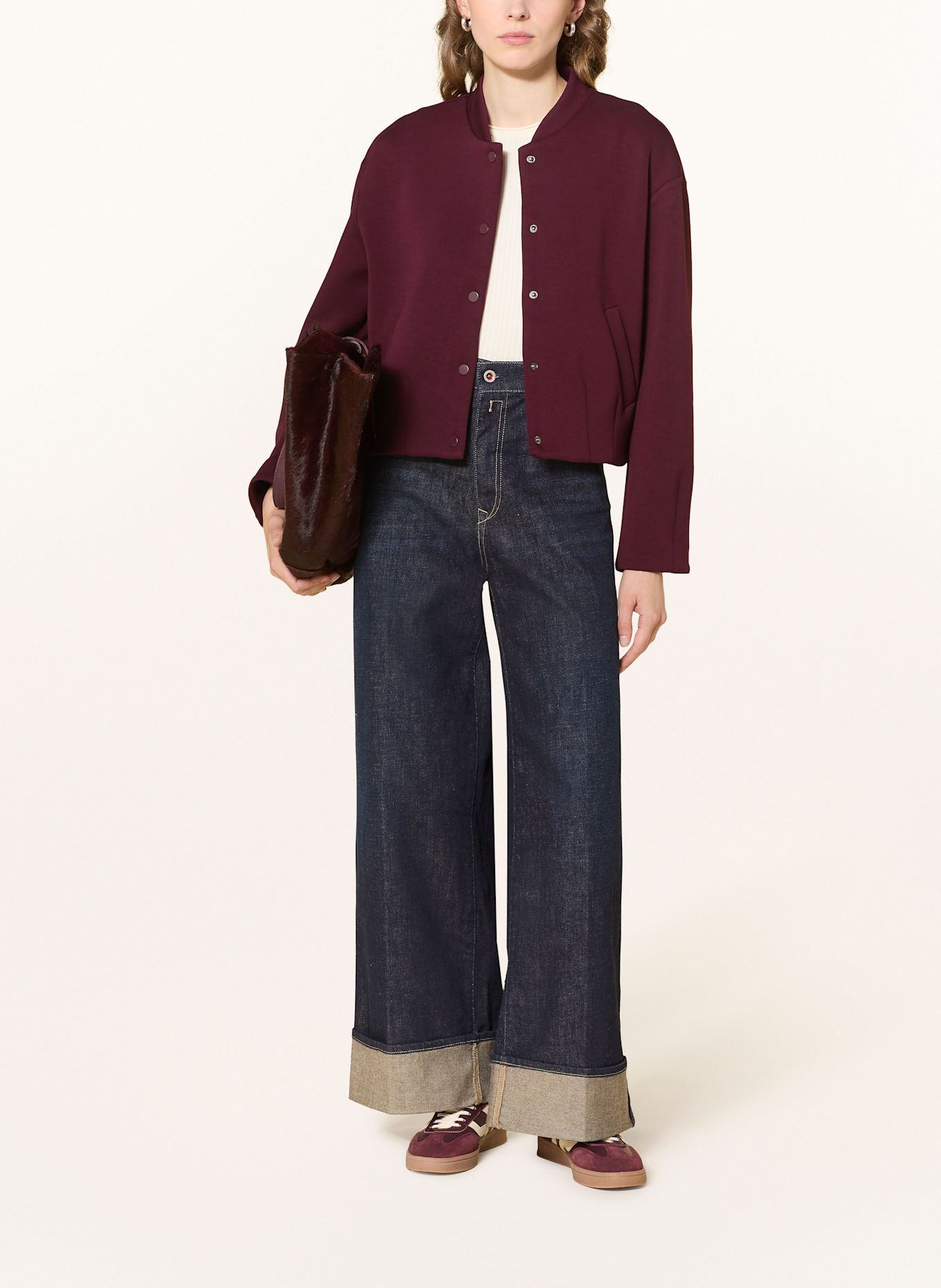 oui Blouson: DUNKELROT