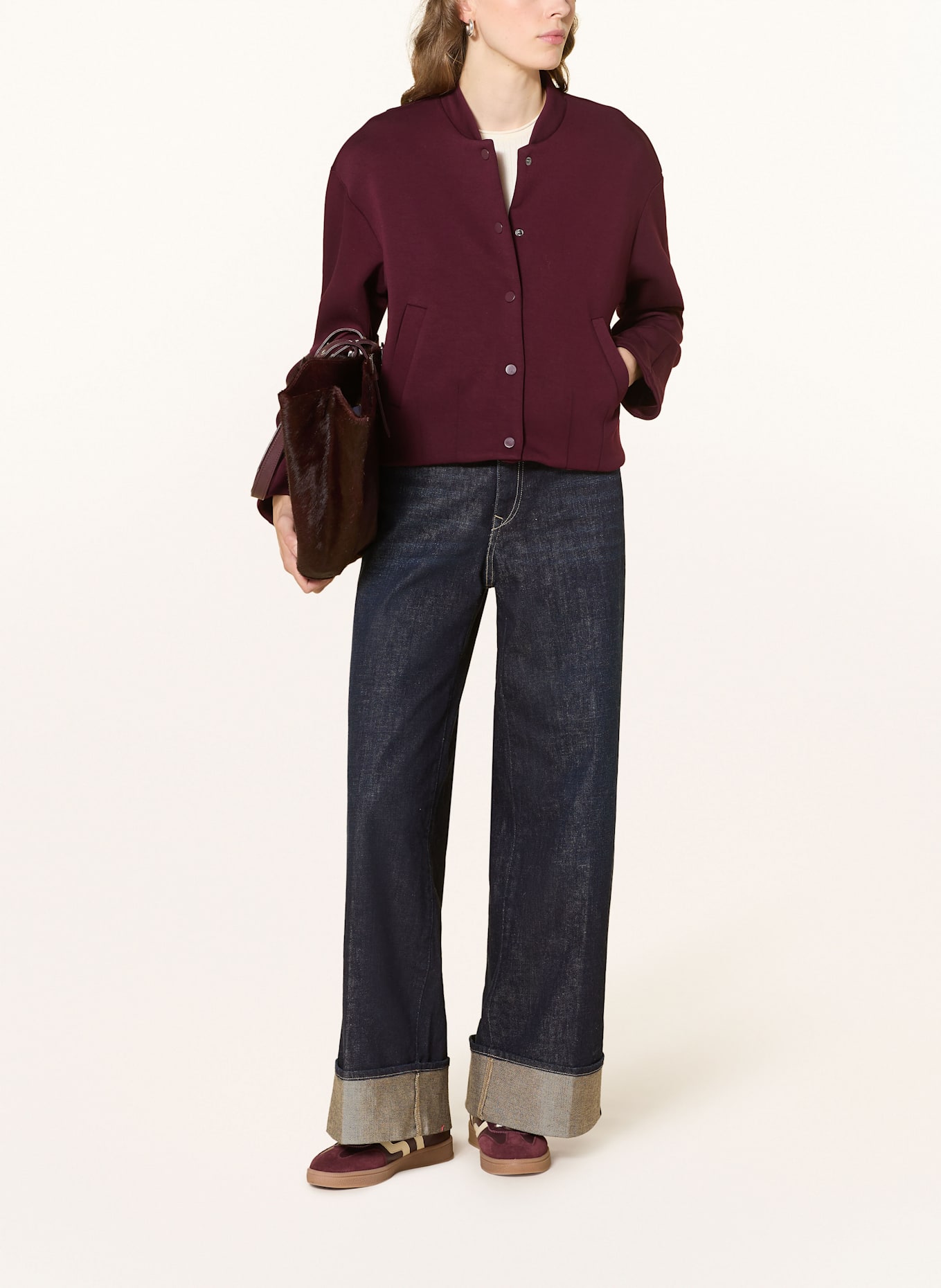 oui Blouson: DUNKELROT