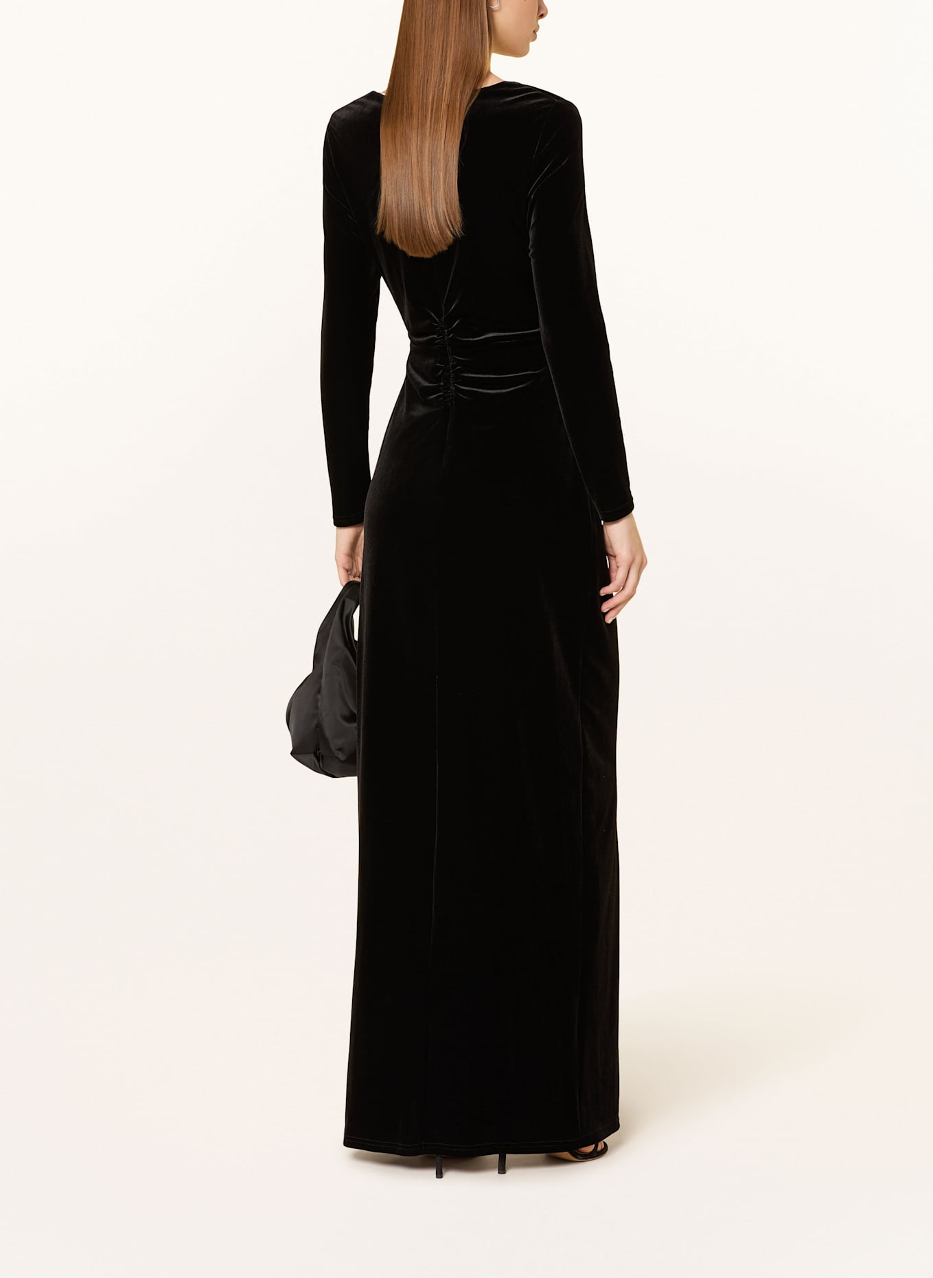 Vera Mont Abendkleid aus Samt: SCHWARZ