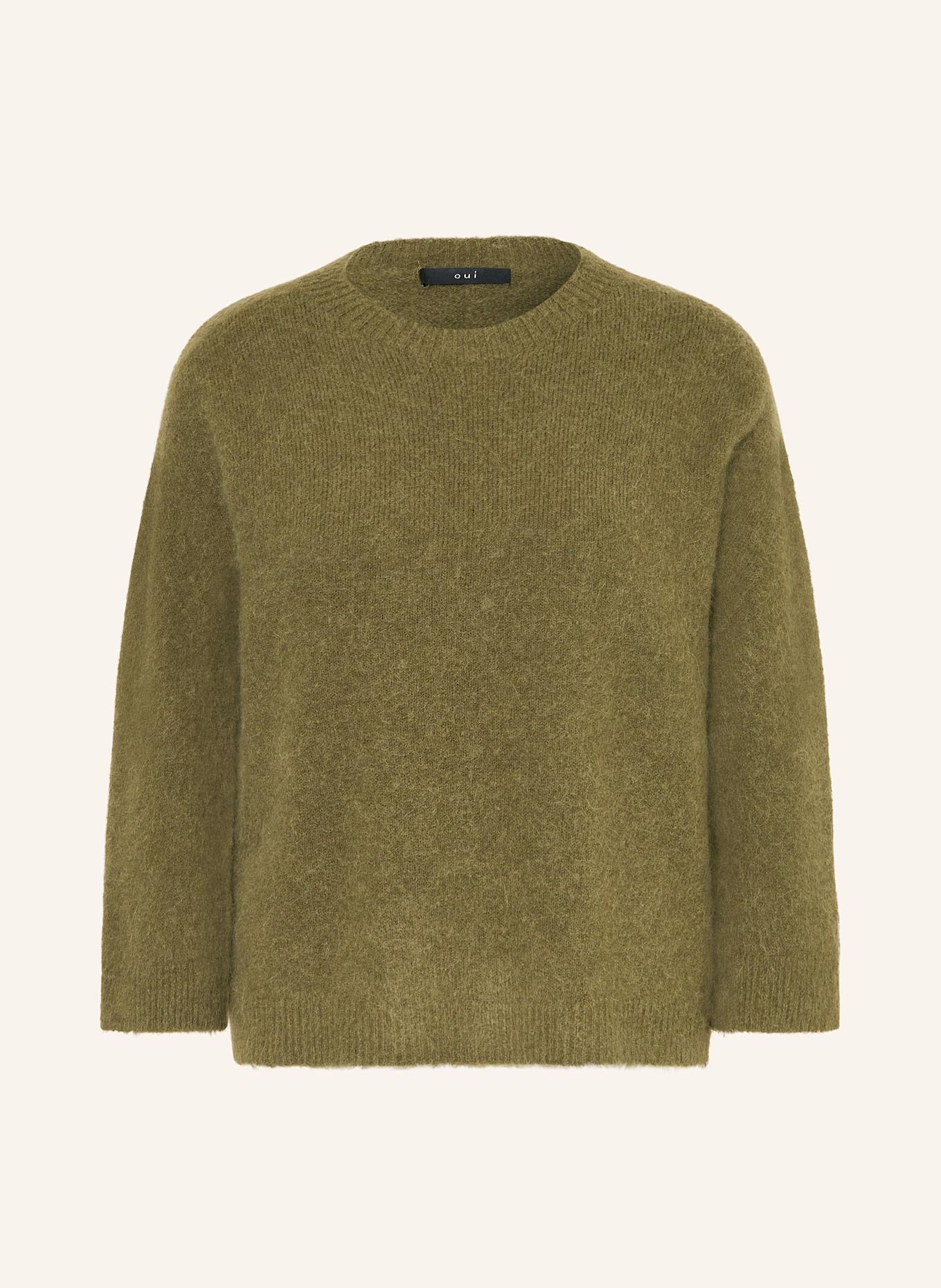 oui Pullover mit 3/4-Arm: GRÜN