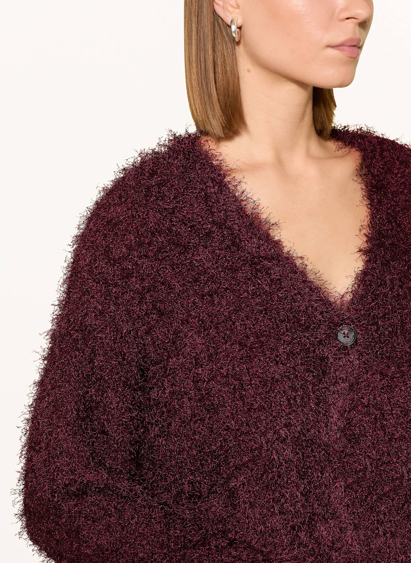 oui Strickjacke: DUNKELROT