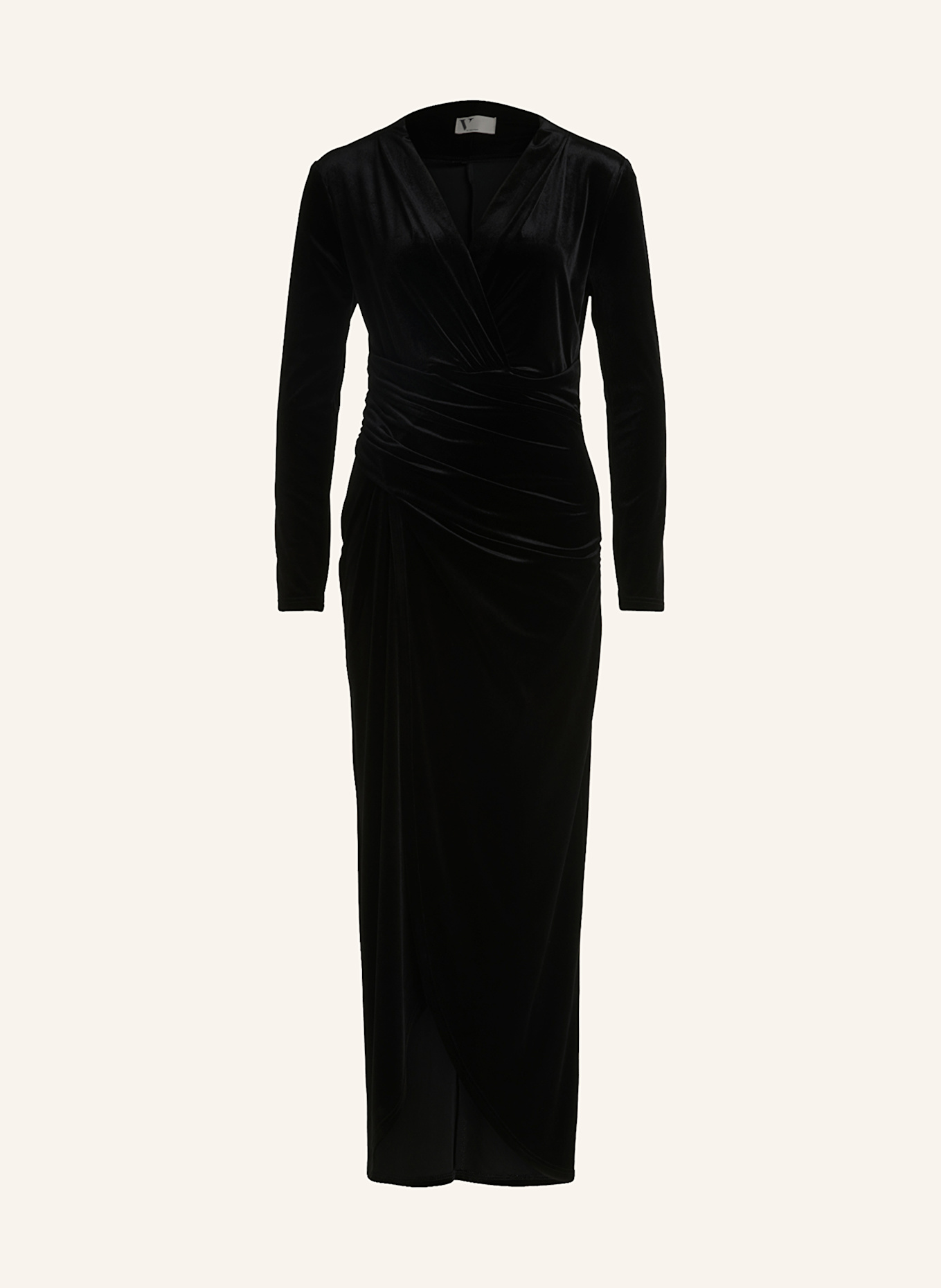 V by Vera Mont Abendkleid aus Samt: SCHWARZ
