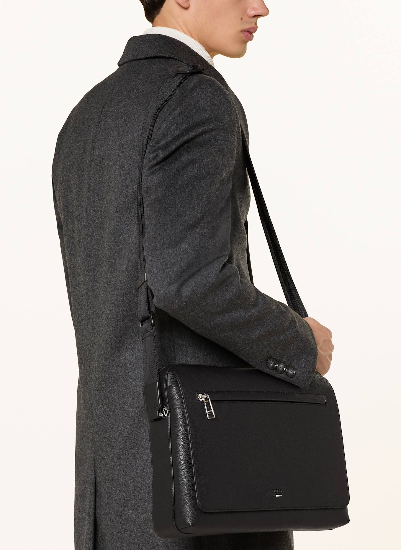 BOSS Torba na laptop RAY: CZARNY