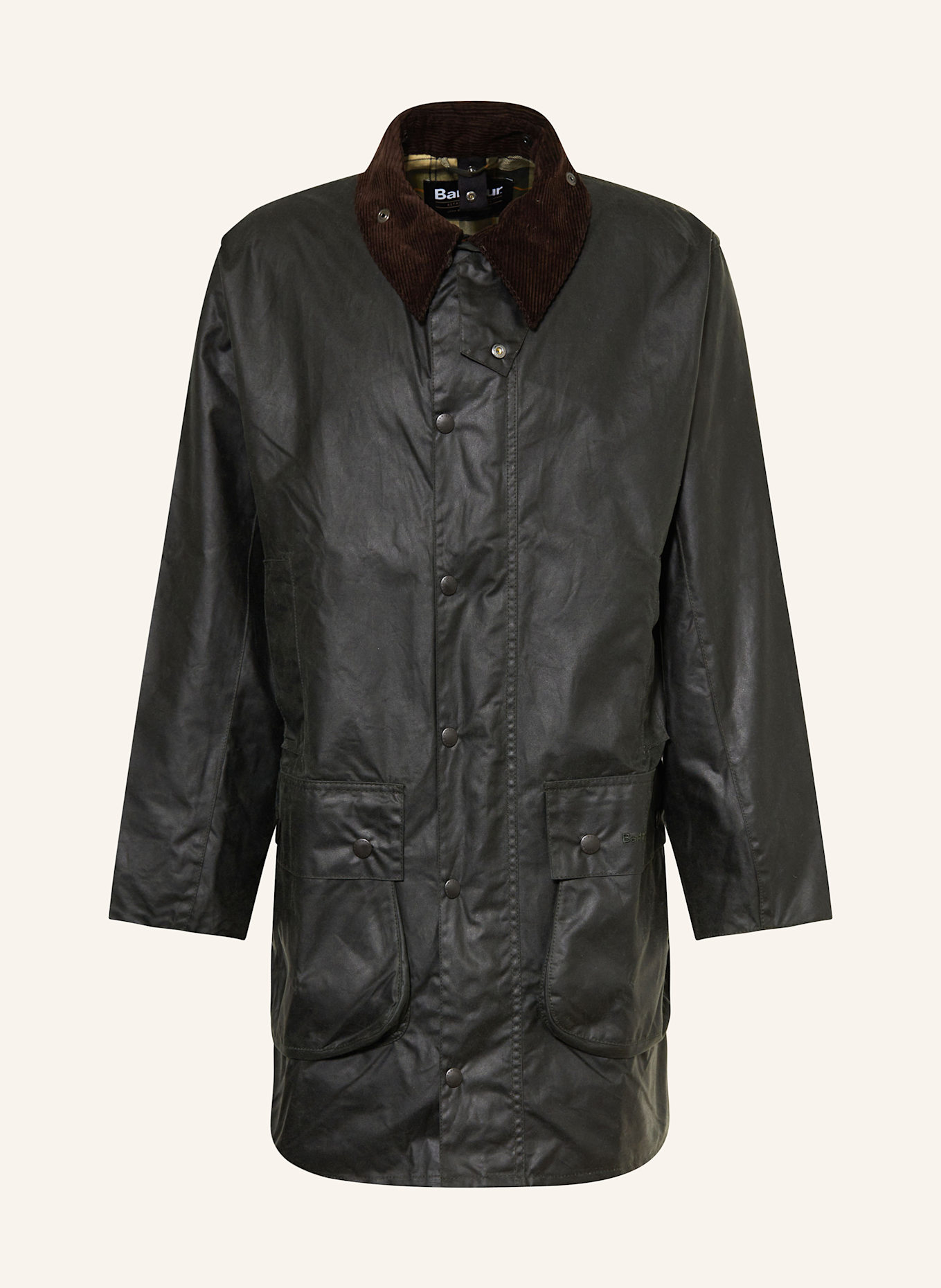 Barbour Border ブラック USED) BARBOUR BORDER バブアー ボーダー ワックスドコットン
