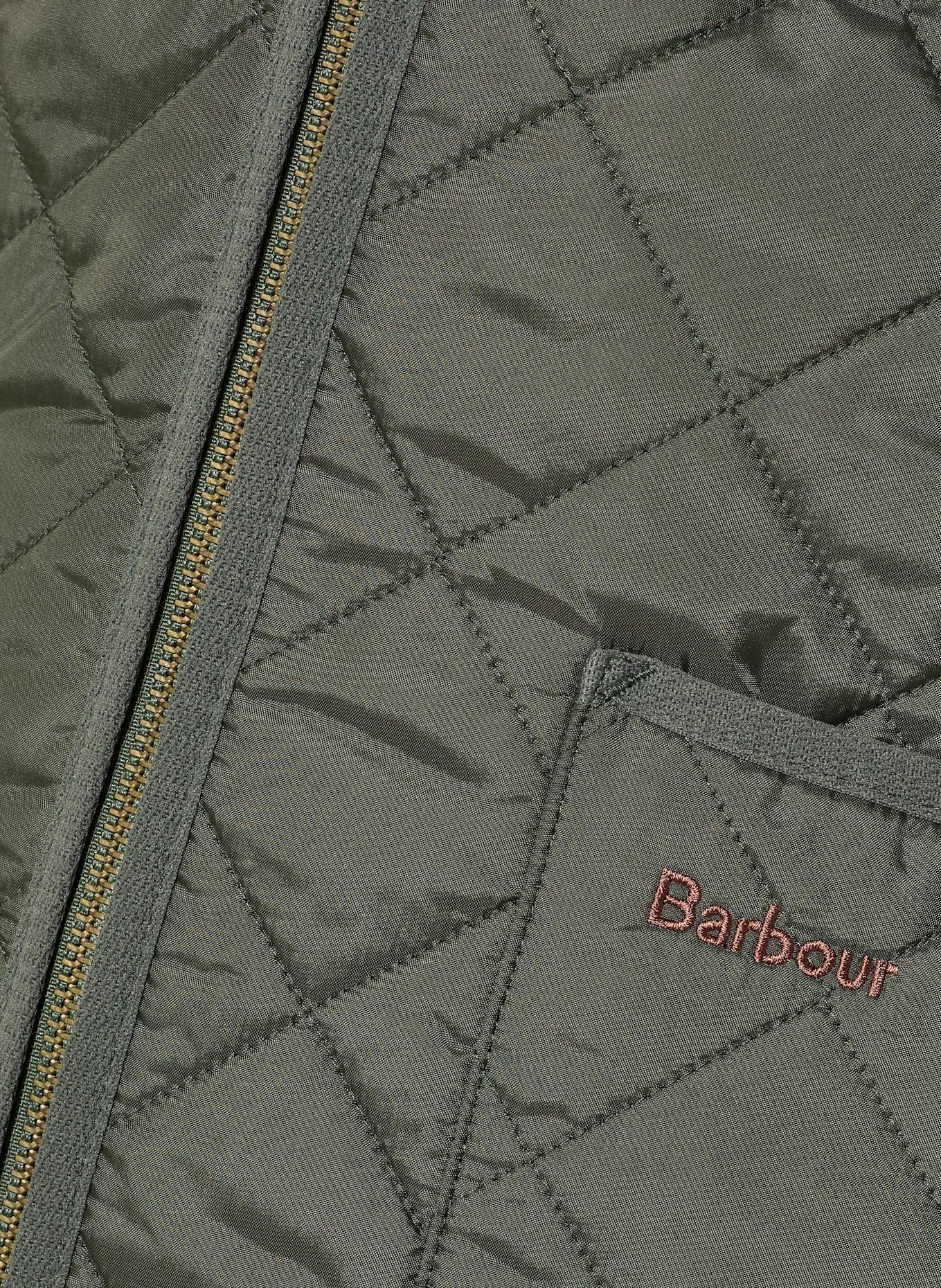 Barbour quilted vest: DARK GREEN