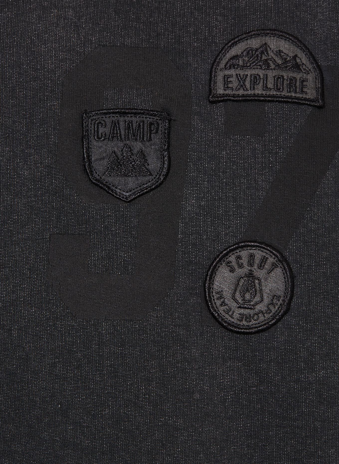 VINGINO Hoodie NICOLAI: DUNKELGRAU / SCHWARZ