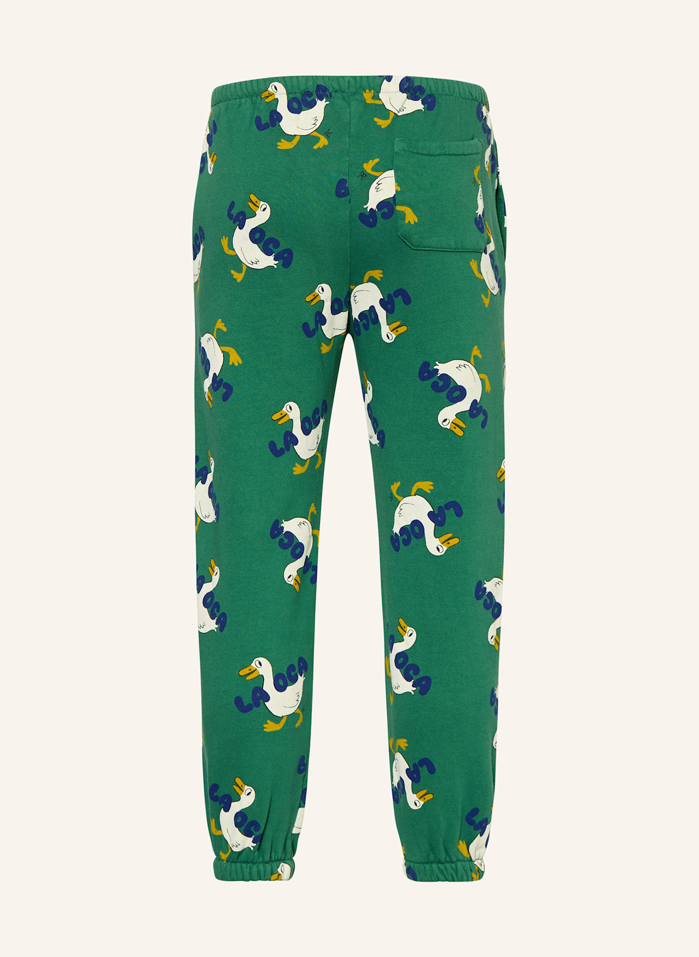 BOBO CHOSES Sweatpants: GRÜN / WEISS