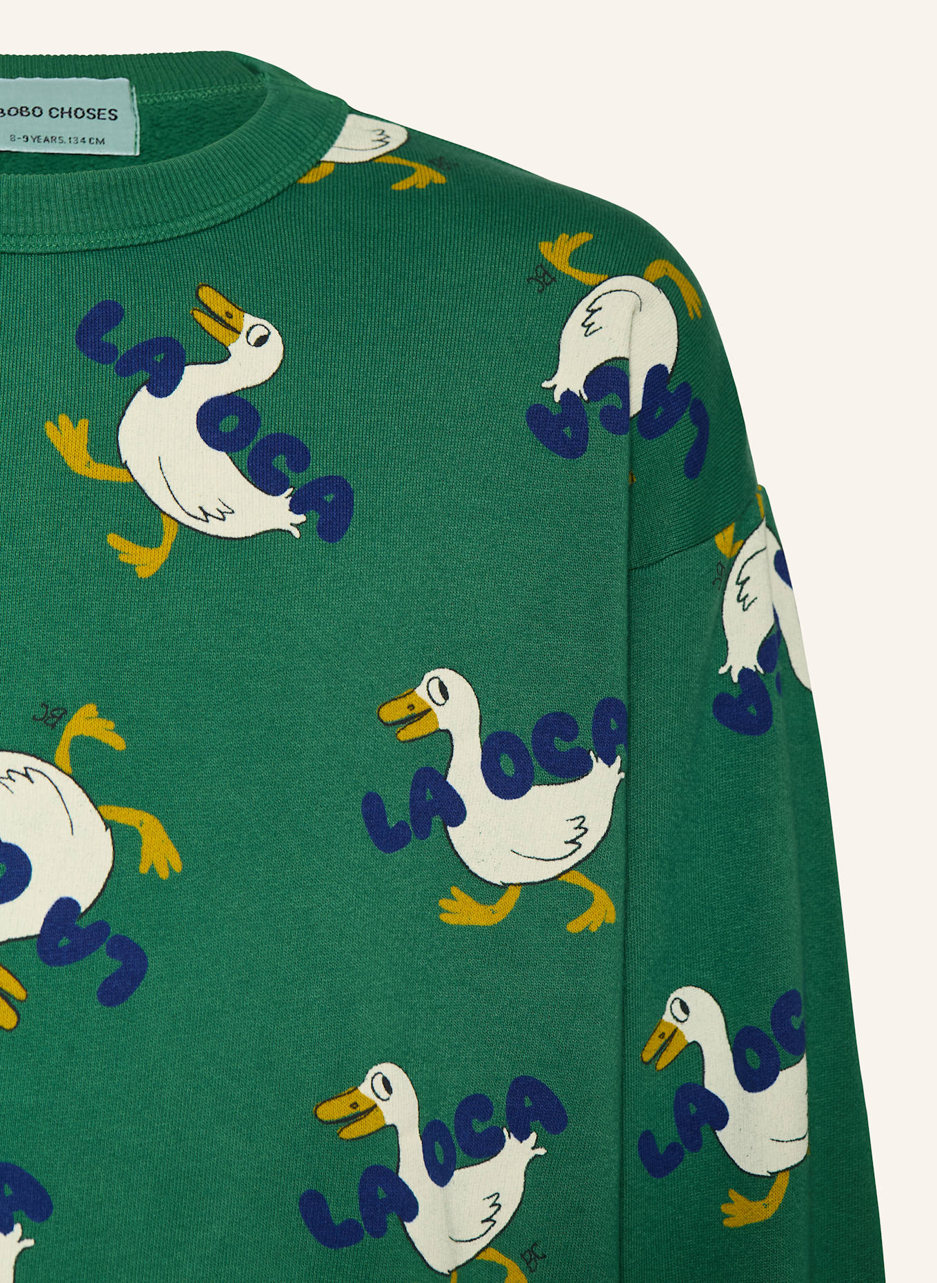 BOBO CHOSES Sweatshirt: GRÜN / BLAU