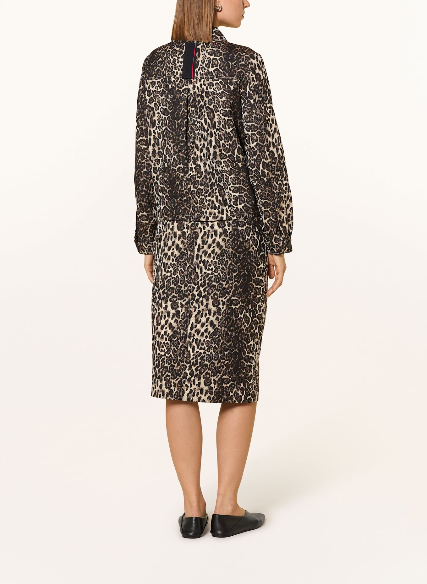 SPORTALM Kastenjacke mit Glitzergarn: BRAUN / HELLBRAUN / SCHWARZ