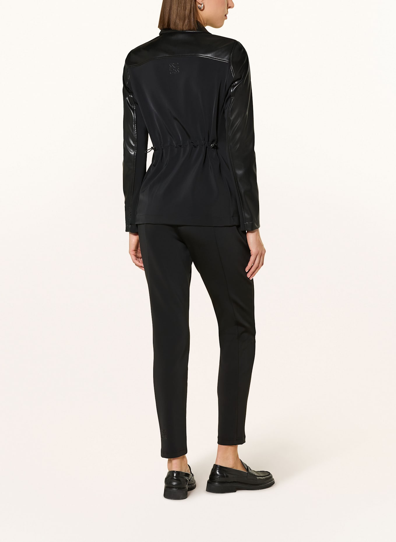 SPORTALM Blazer in Lederoptik: SCHWARZ