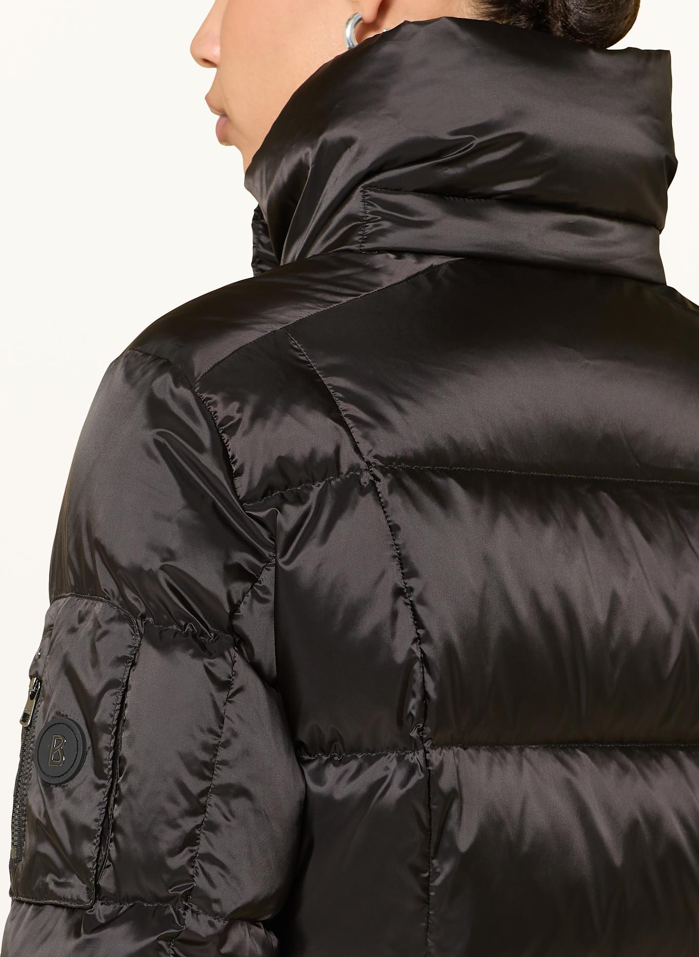 BOGNER Daunenjacke FELINE-D1 abnehmbarer Kapuze: SCHWARZ