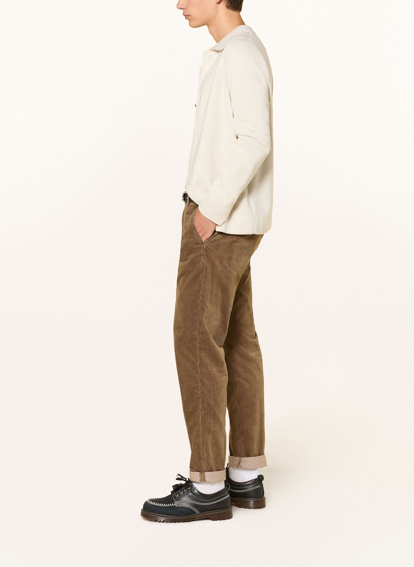 MOS MOSH Gallery Cordhose MMGHUNT Regular Fit: BRAUN