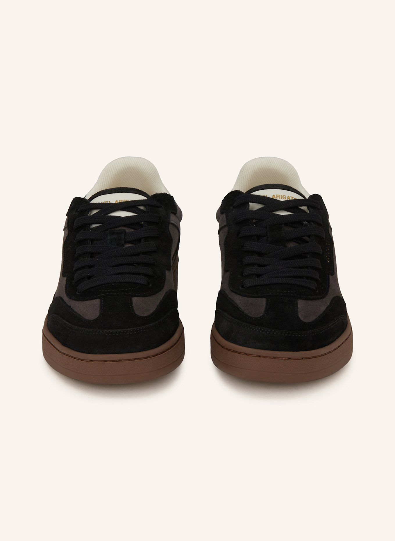 AXEL ARIGATO Sneaker DICE T-TOE: SCHWARZ / TAUPE