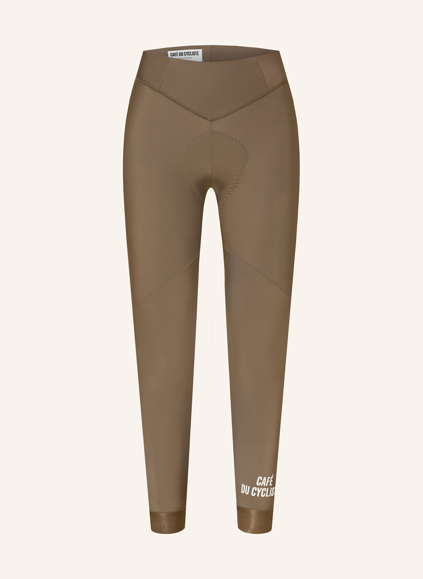CAFÉ DU CYCLISTE Termiczne spodenki kolarskie THERESA z wyściełaną wkładką: KHAKI