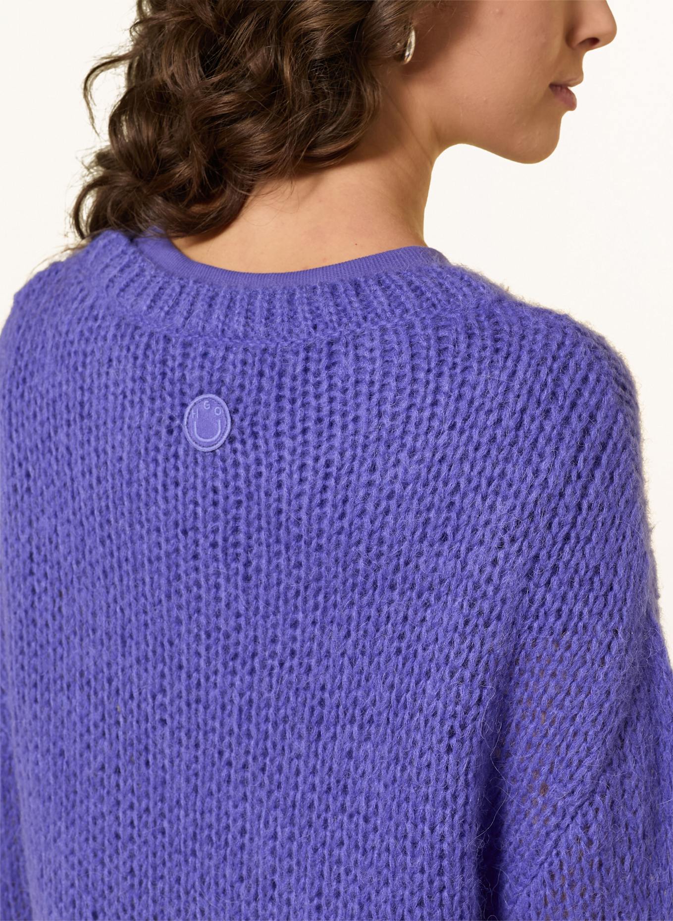 HUGO Pullover SLOOKINA mit Alpaka: LILA