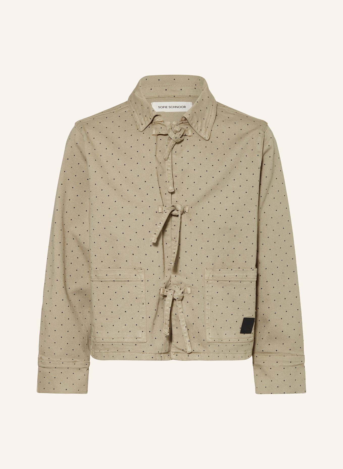 SOFIE SCHNOOR Jacke MARLOSY: CAMEL / SCHWARZ