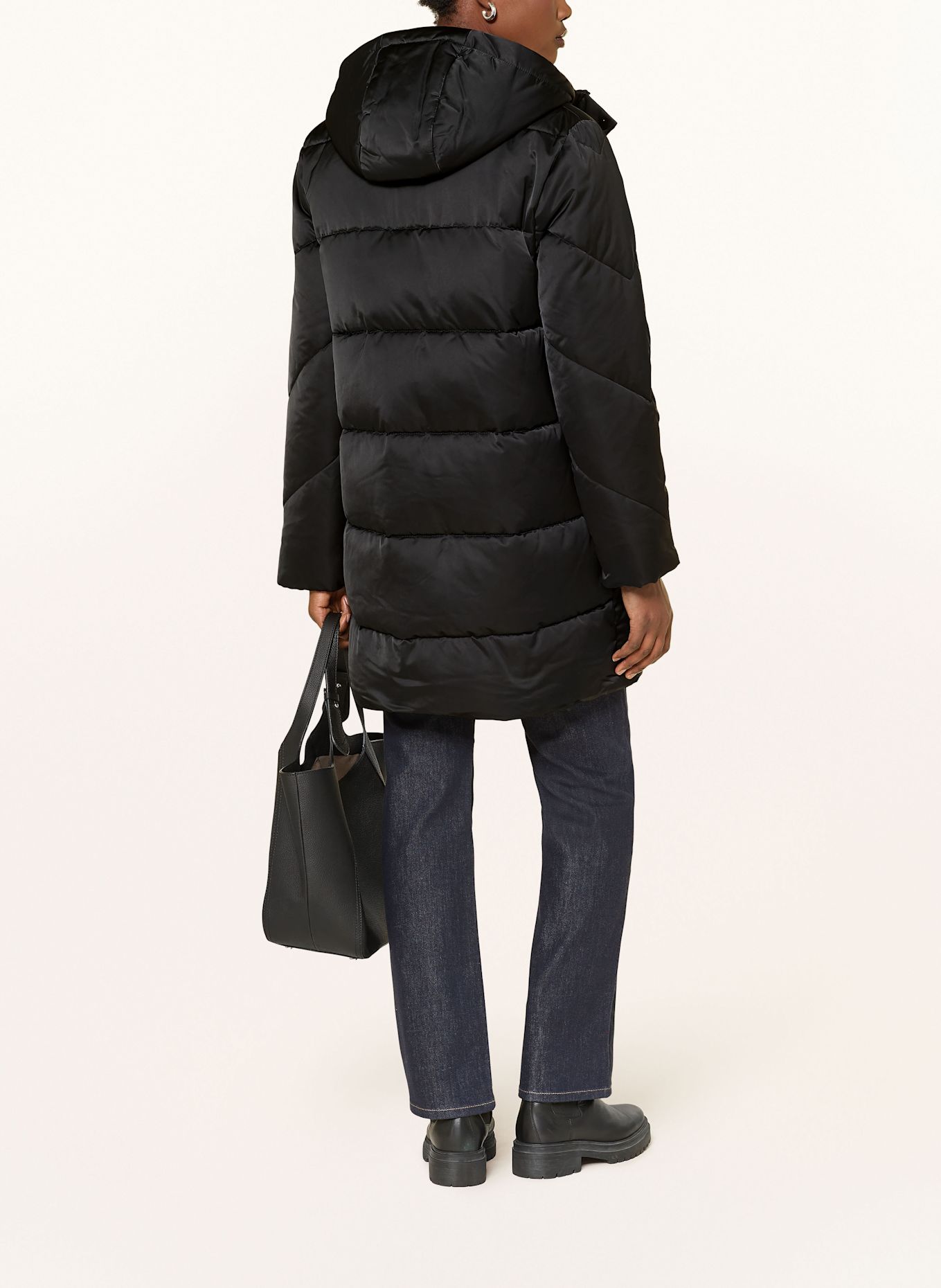 BOSS Steppmantel PETRANO: SCHWARZ