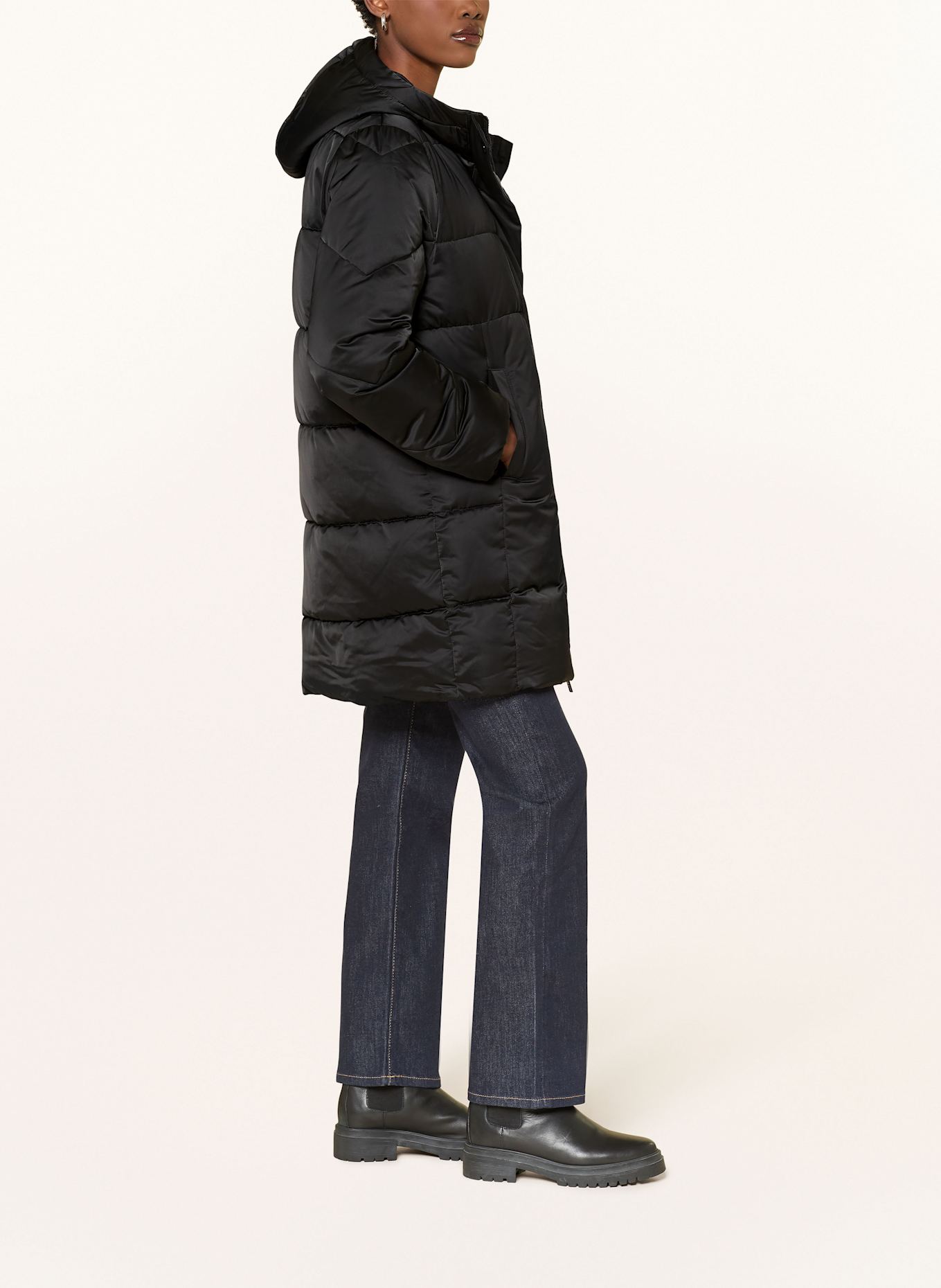 BOSS Steppmantel PETRANO: SCHWARZ