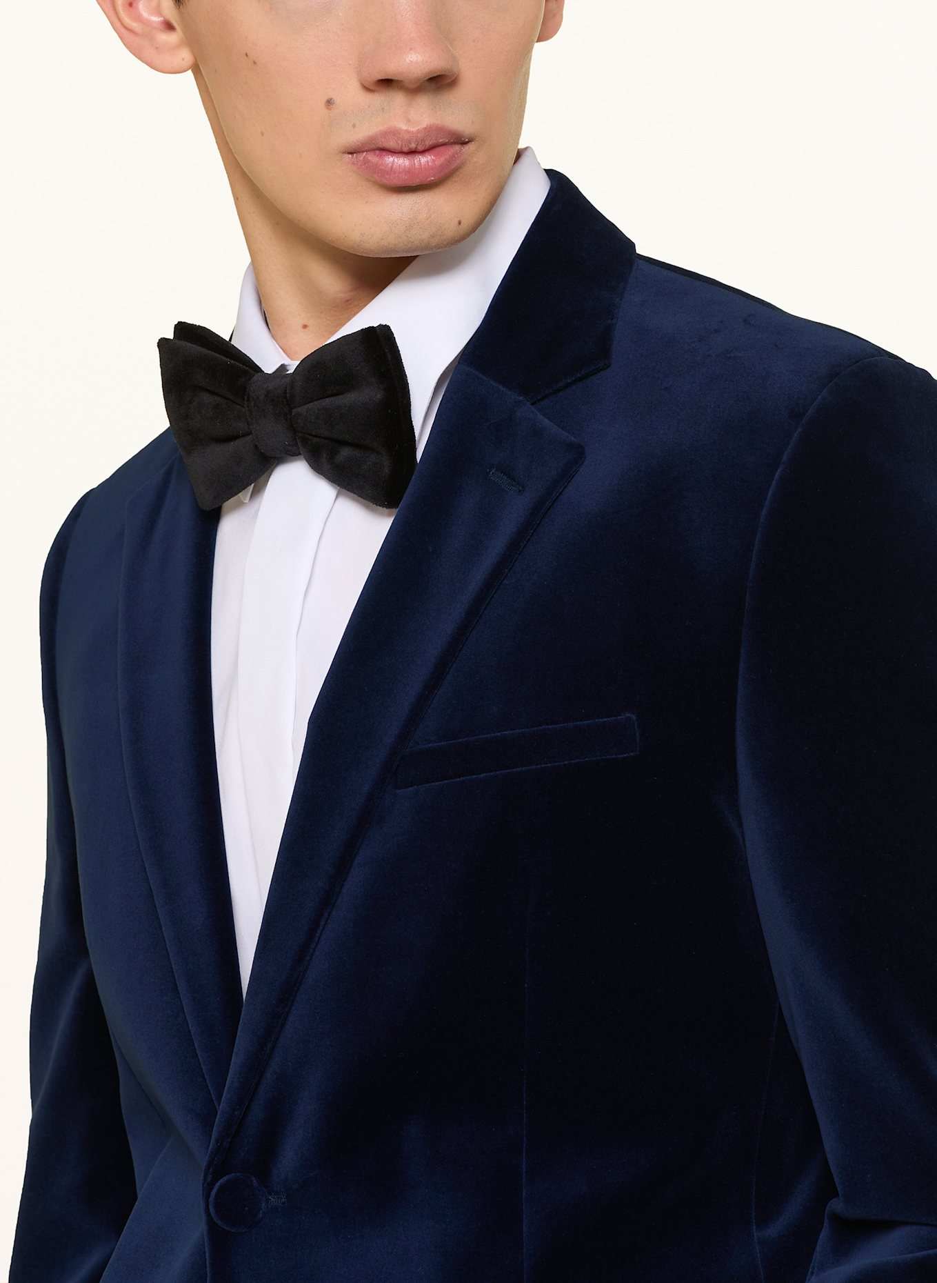 HUGO Samtsakko ARTI Extra Slim Fit: DUNKELBLAU