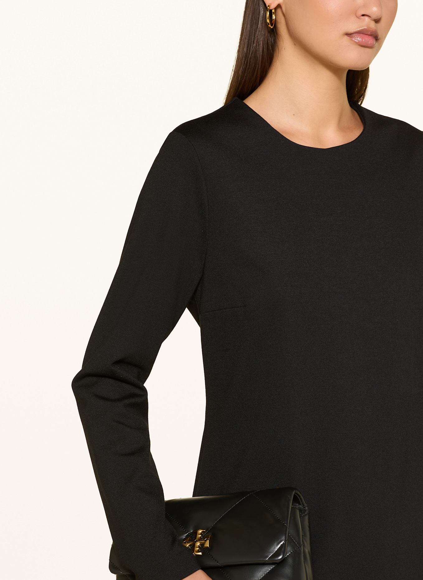 ANNA's Jerseykleid: SCHWARZ