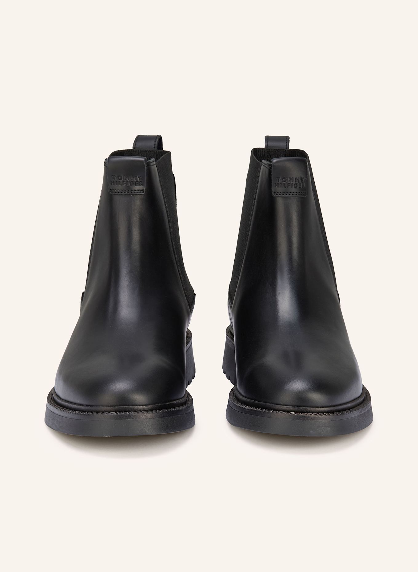 TOMMY HILFIGER Chelsea-Boots: SCHWARZ