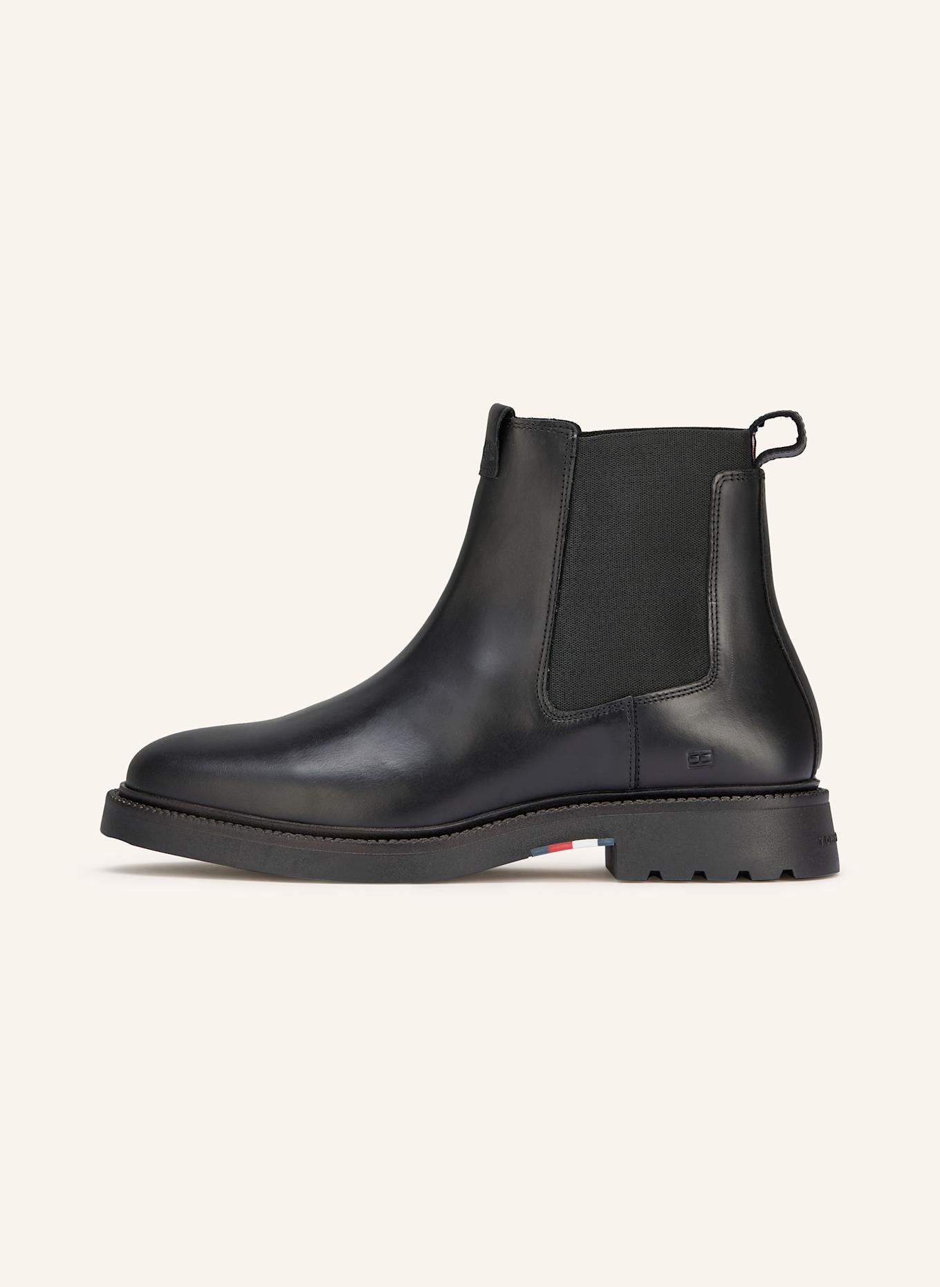 TOMMY HILFIGER Chelsea-Boots: SCHWARZ