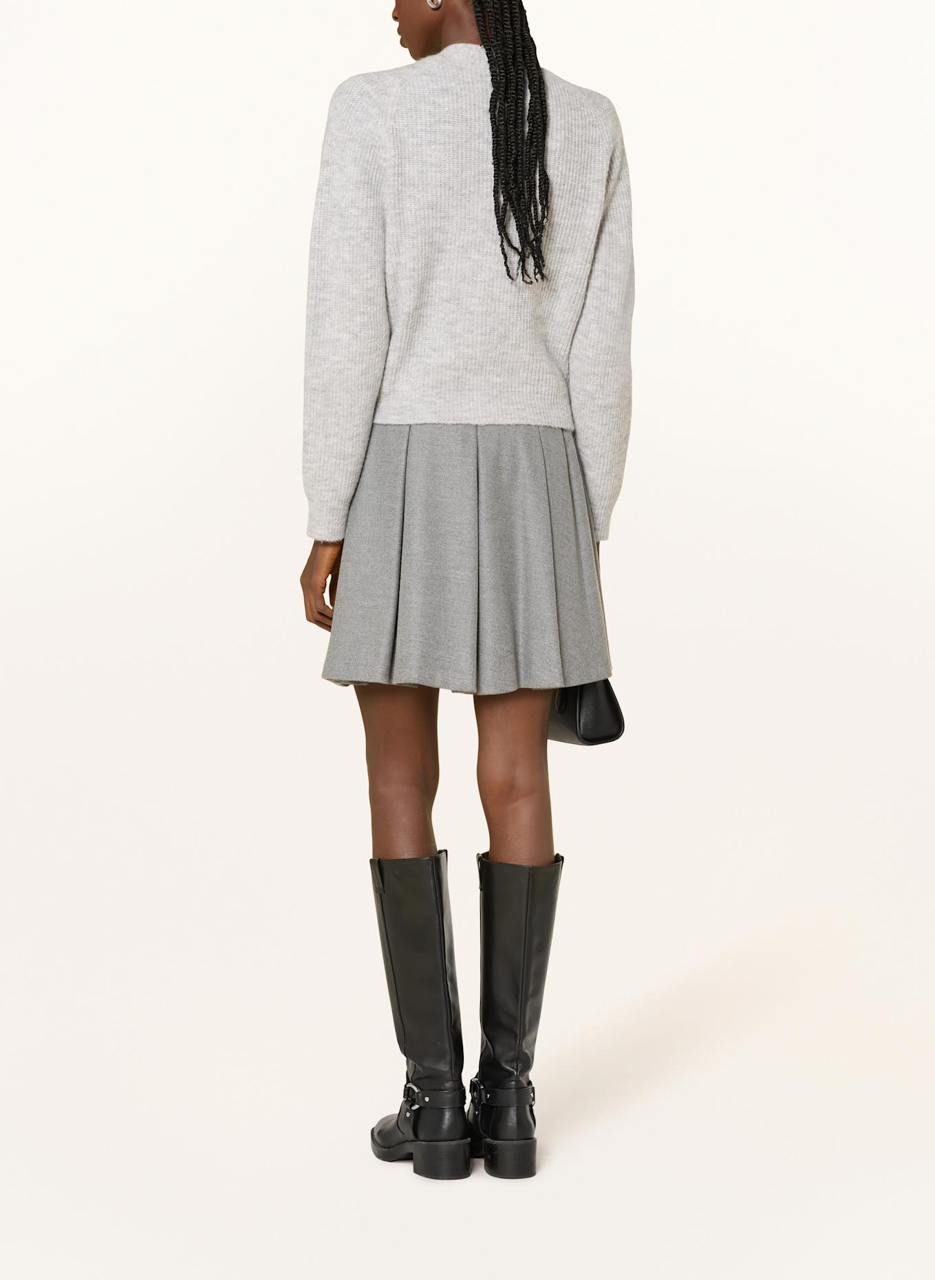 HUGO Strickjacke SARENDIE: HELLGRAU