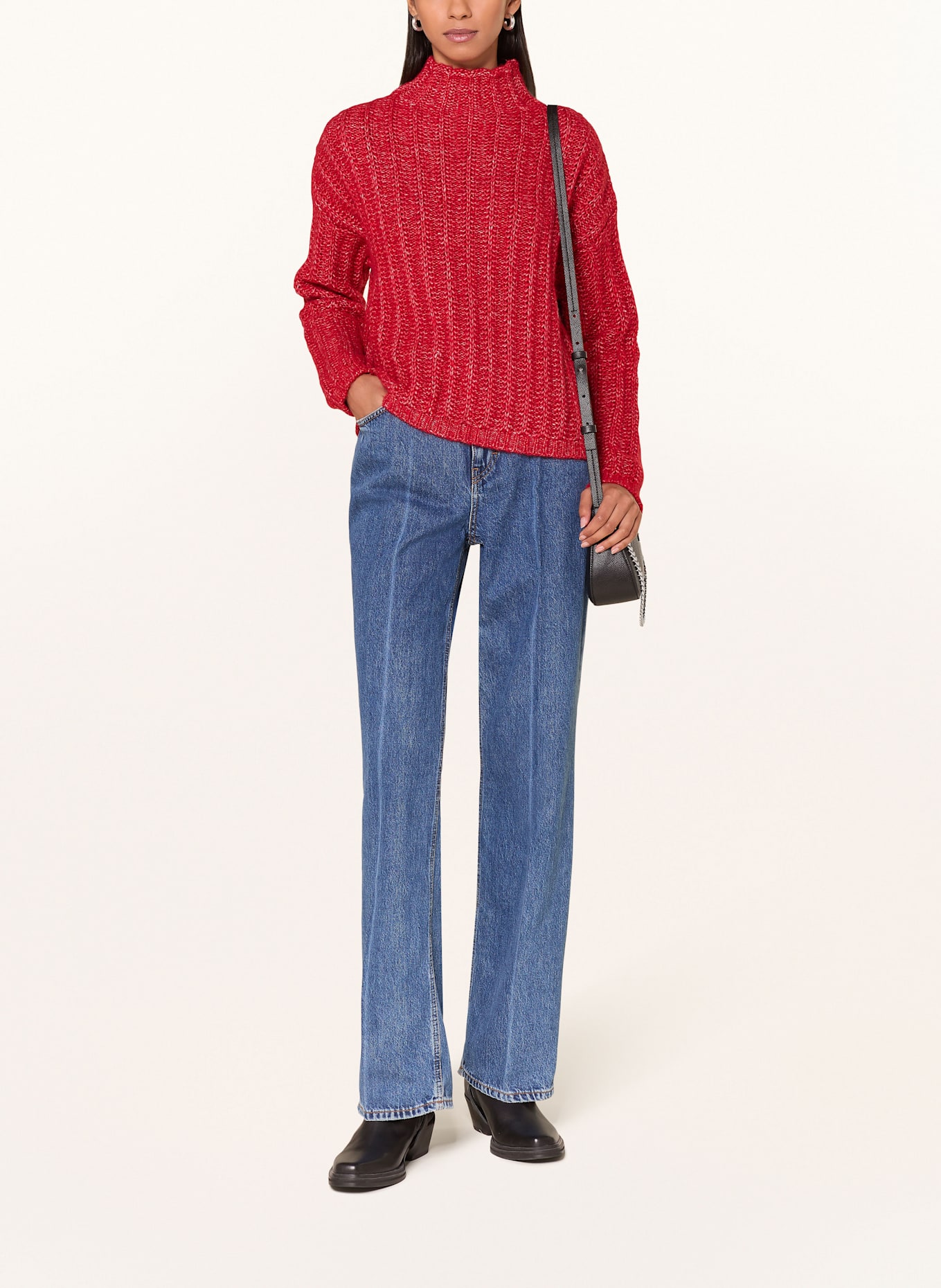 HUGO Pullover SAFINEYNY: ROT