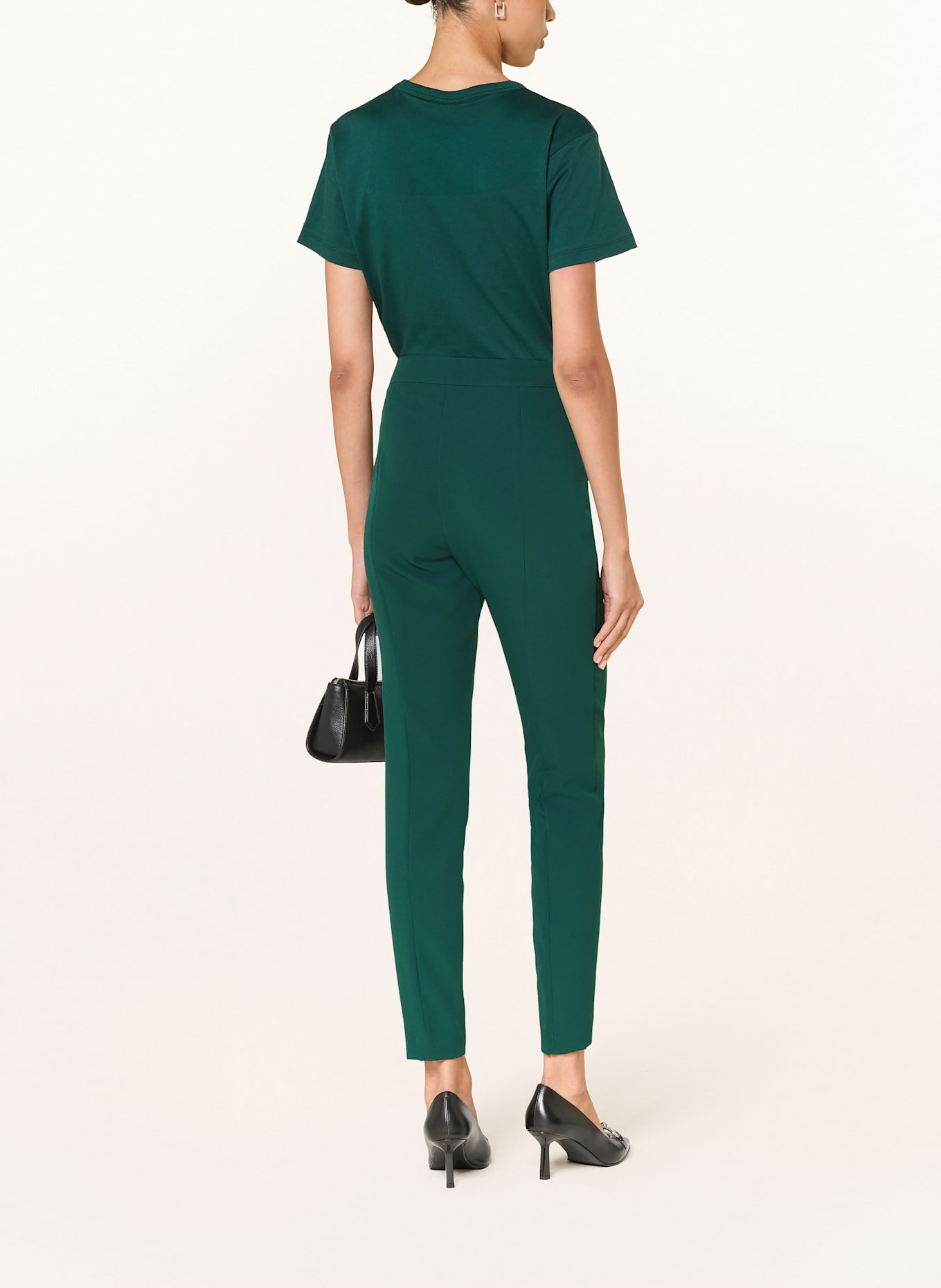 HUGO T-Shirt DESTREL: DUNKELGRÜN